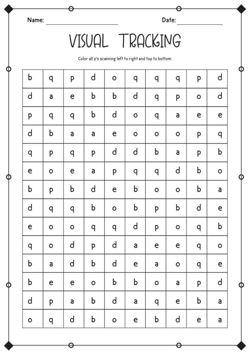 11 Visual Scanning Worksheets Printable Free PDF At Worksheeto