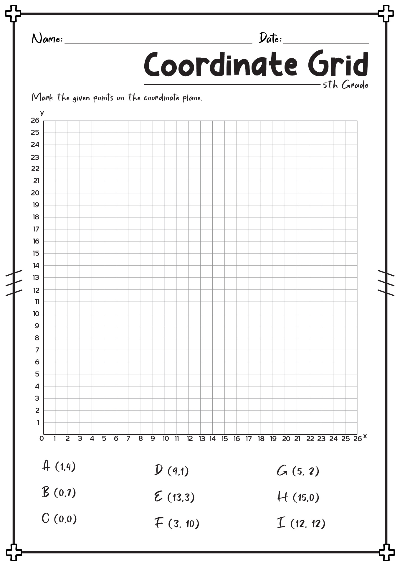 12 Coordinates Worksheets 5th Grade Free PDF At Worksheeto