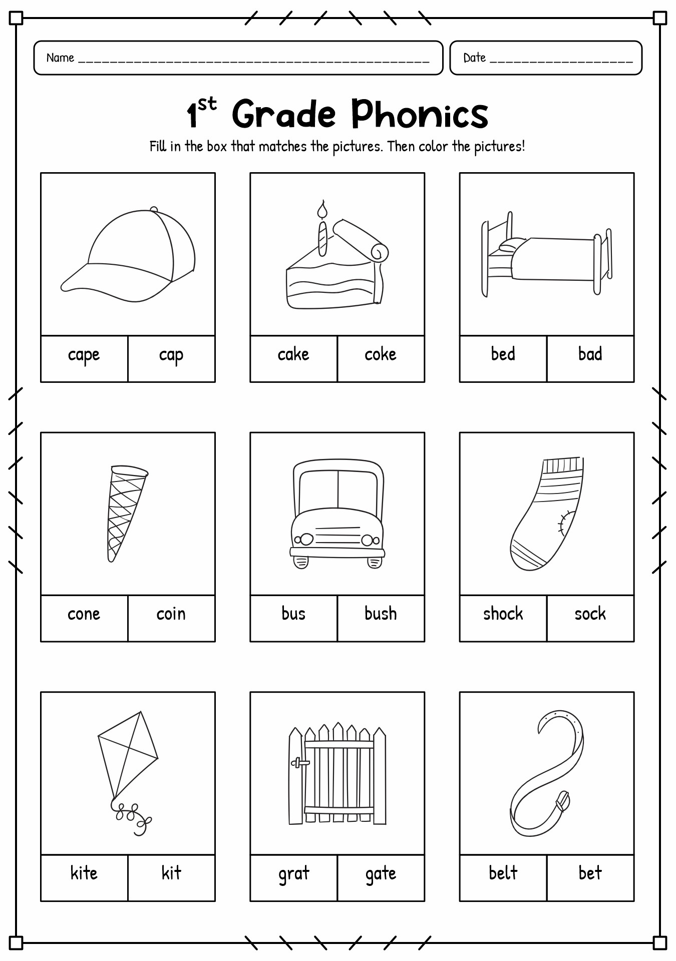 12 First Grade Phonics Printable Worksheet Free PDF At Worksheeto 12 First Grade Phonics Printable Worksheet Free PDF At Worksheeto