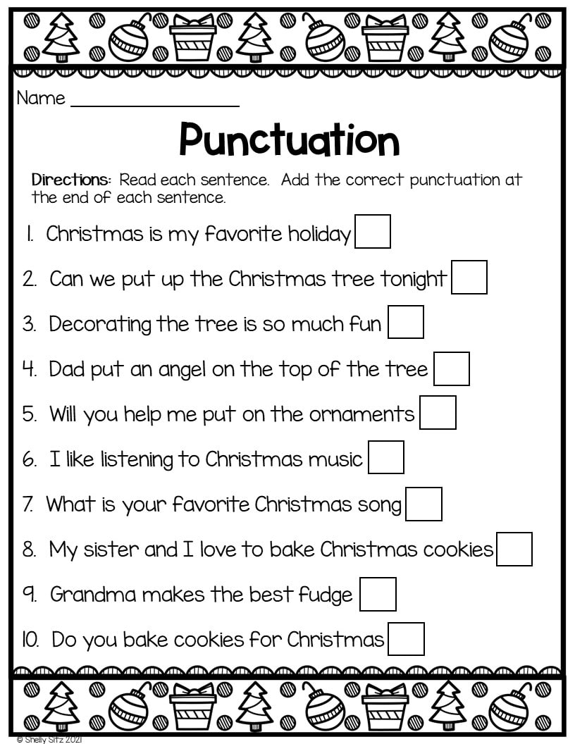 13 Free Christmas Worksheets For Second Grade Second Grade Teaching Blog 13 Free Christmas Worksheets For Second Grade Second Grade Teaching Blog