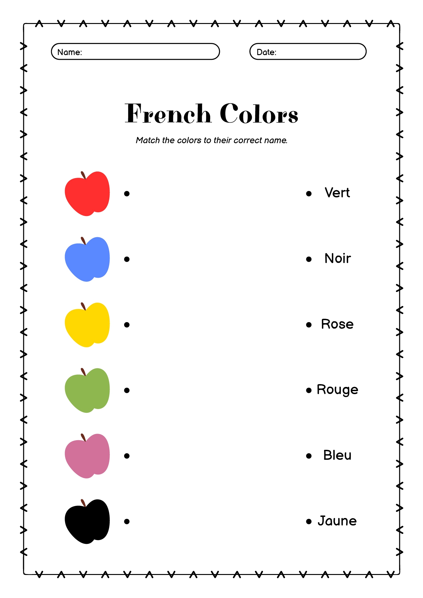 13 French Colors Worksheet Free PDF At Worksheeto 13 French Colors Worksheet Free PDF At Worksheeto