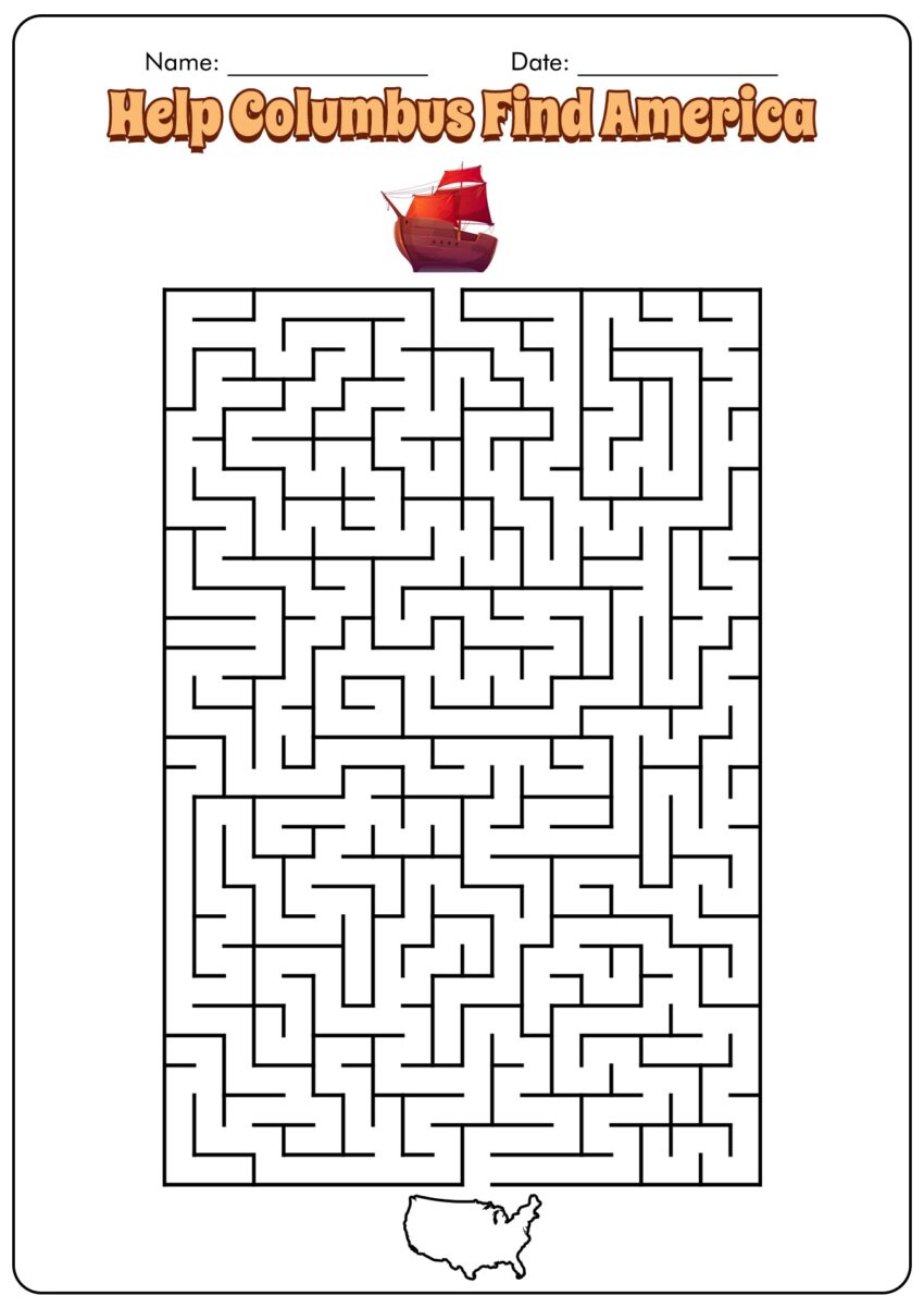 14 Christopher Columbus Kindergarten Worksheets Free PDF At Worksheeto