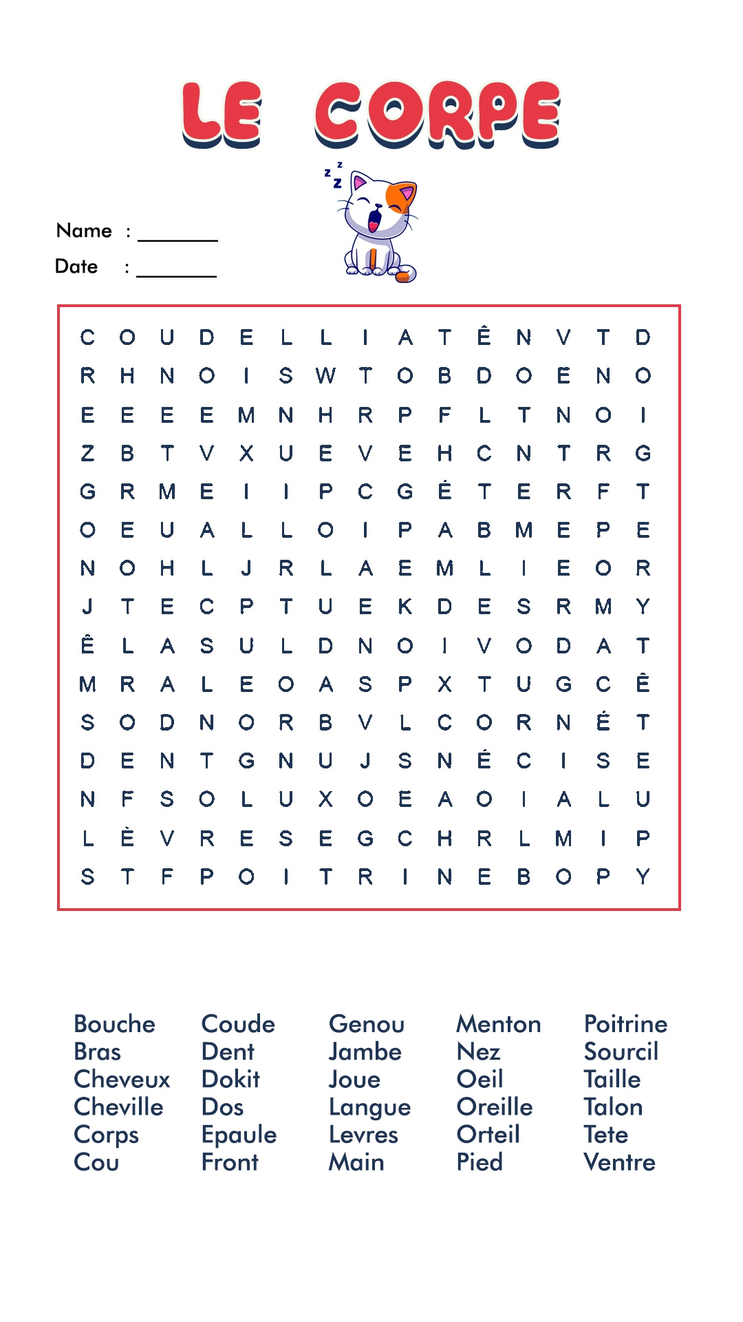14 Printable Worksheets For French Food Free PDF At Worksheeto Worksheets Library