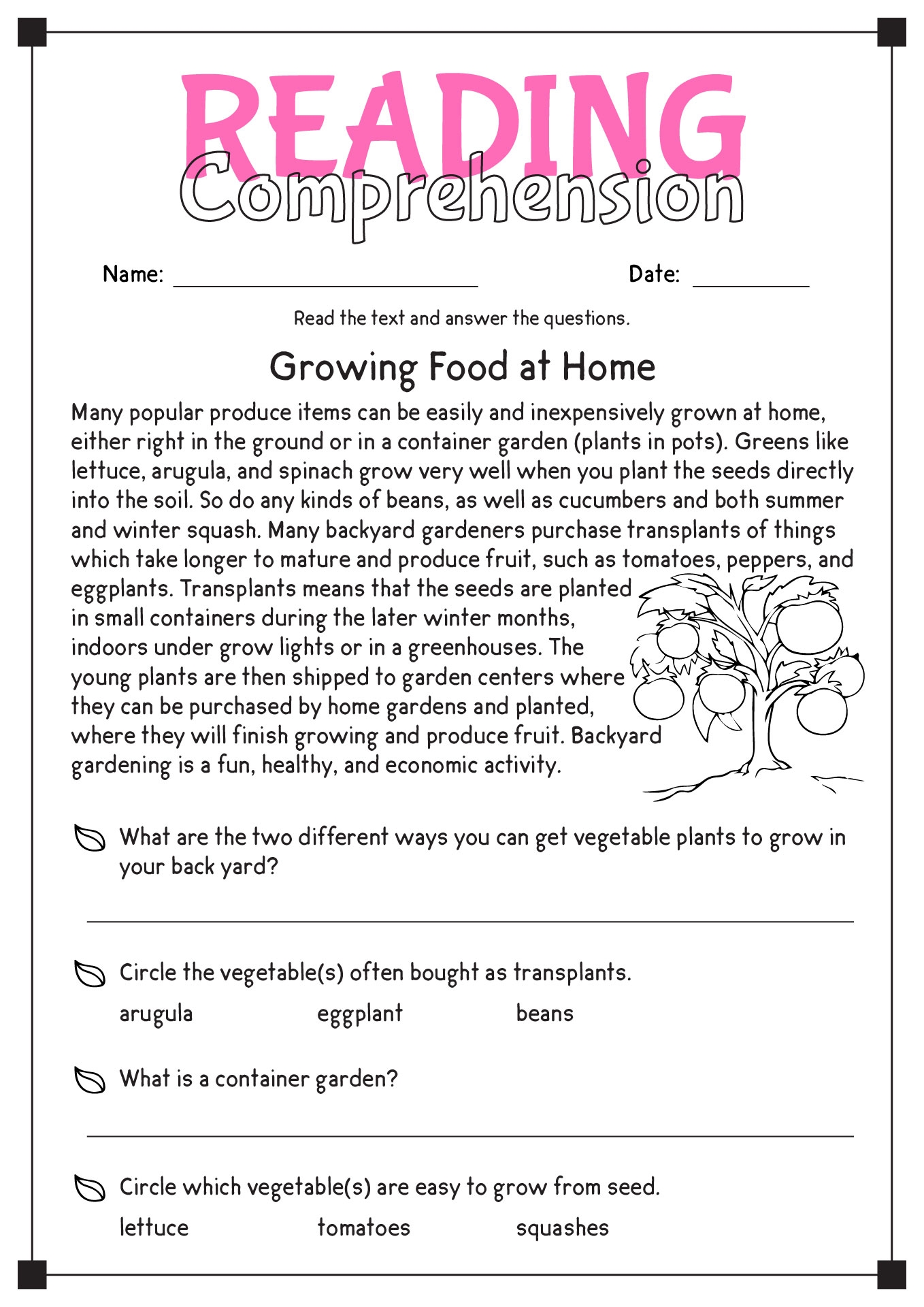 16 Comprehension Reading English Worksheets Free PDF At Worksheeto 16 Comprehension Reading English Worksheets Free PDF At Worksheeto