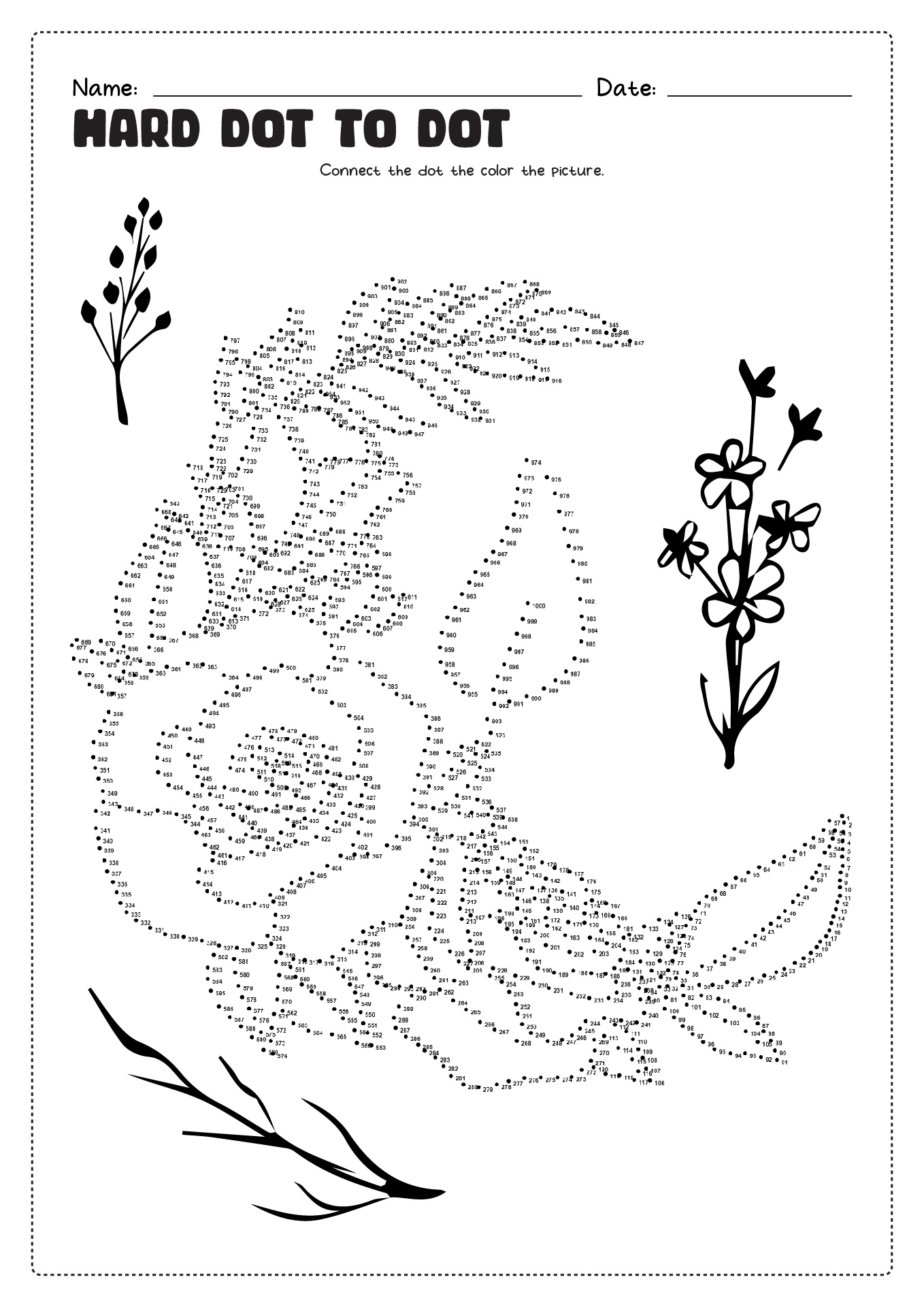 16 Hard Dot To Dot Worksheets Free PDF At Worksheeto 16 Hard Dot To Dot Worksheets Free PDF At Worksheeto