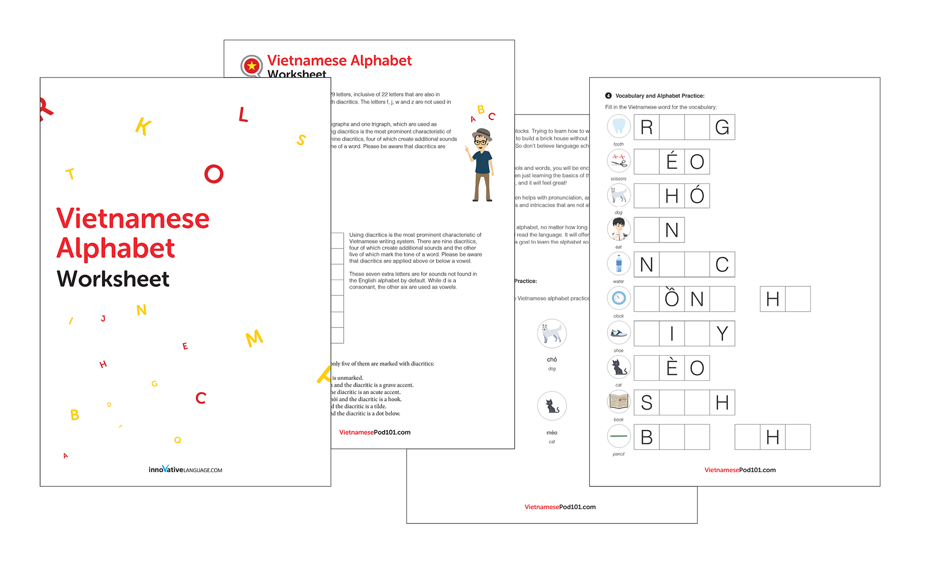 16 Vietnamese Worksheets For Beginners PDF Printables