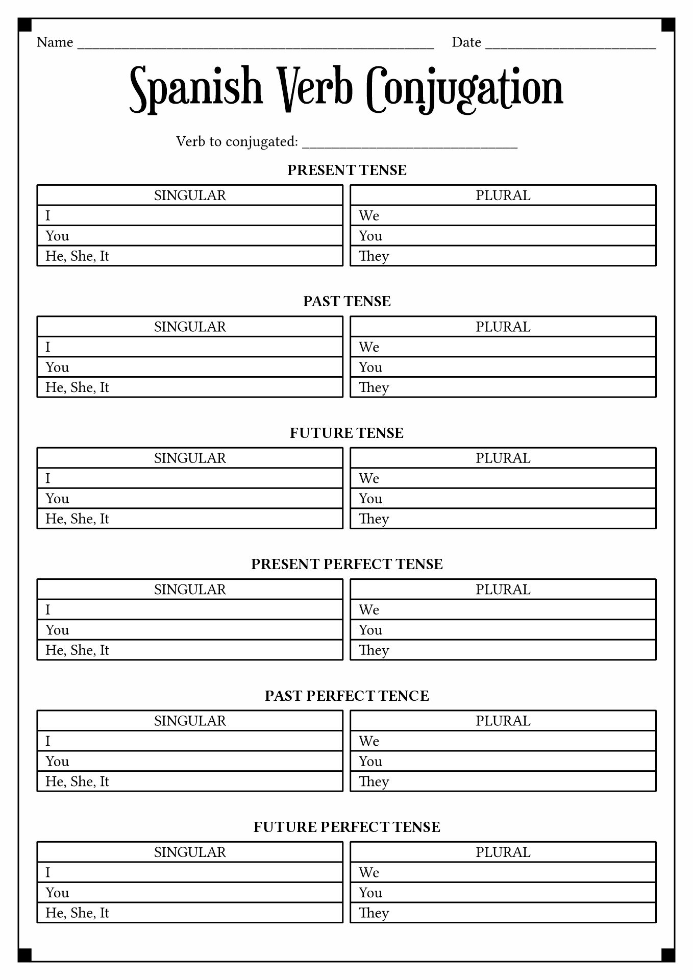 18 A Personal In Spanish Worksheet Free PDF At Worksheeto