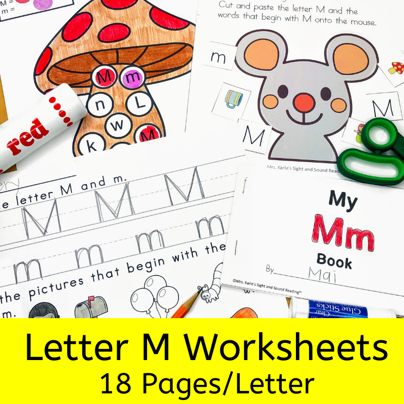 18 Free Letter M Beginning Sound Worksheets Easy Download Mrs Karle s Sight And Sound Reading