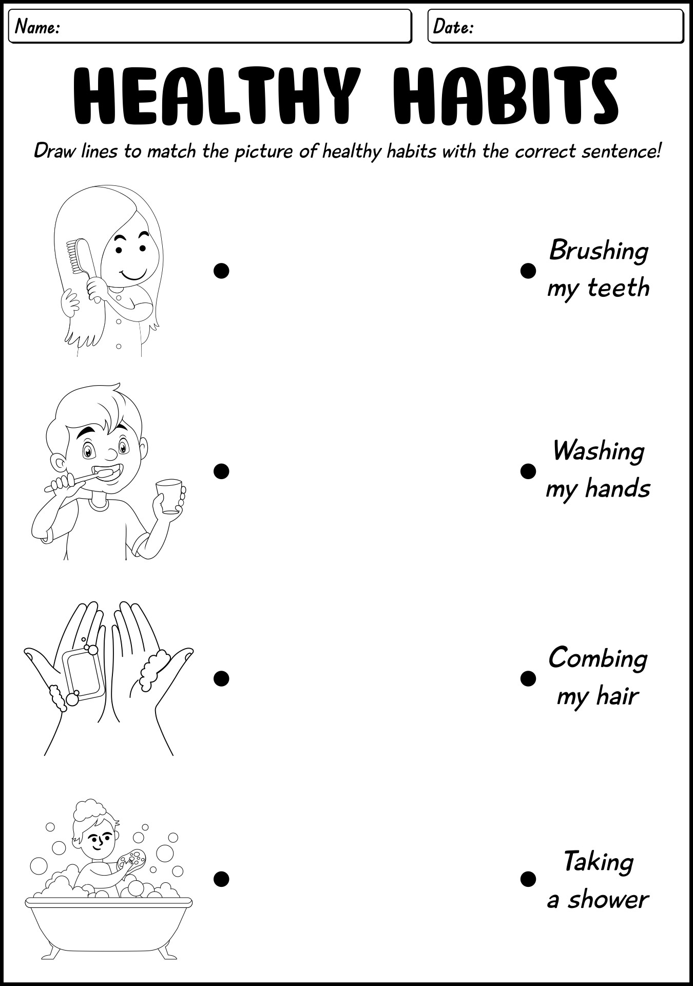 18 Healthy Habits First Grade Worksheets Free PDF At Worksheeto 18 Healthy Habits First Grade Worksheets Free PDF At Worksheeto