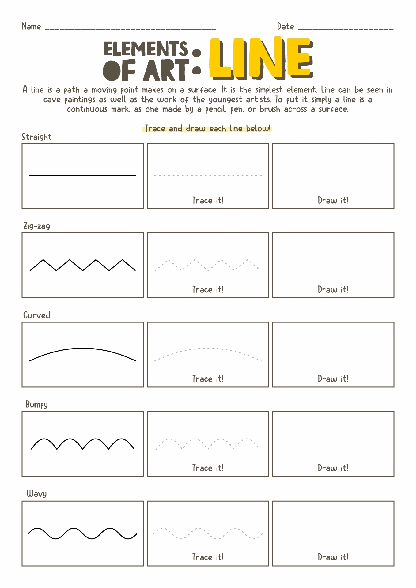 19 Art Handouts And Worksheets Free PDF At Worksheeto 19 Art Handouts And Worksheets Free PDF At Worksheeto