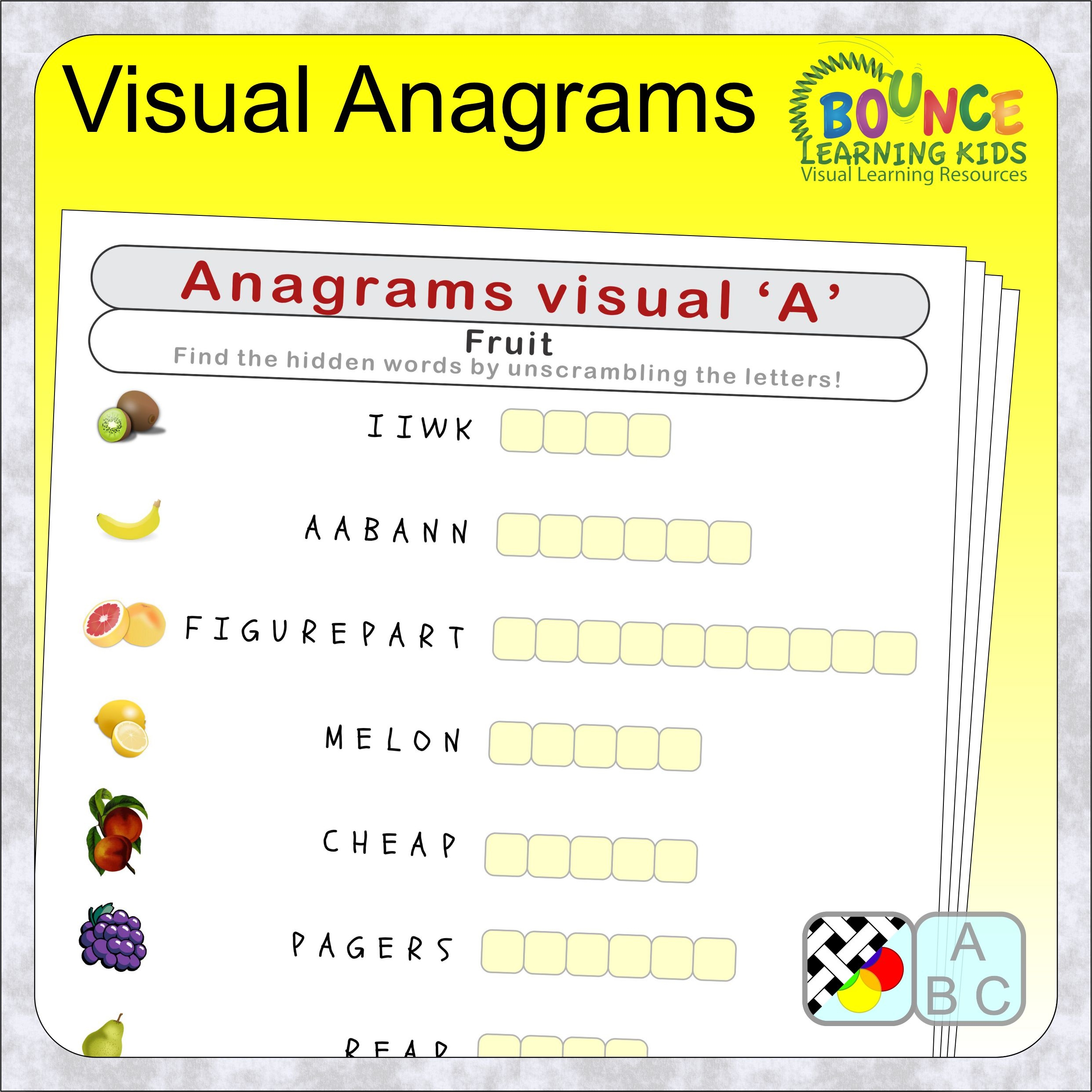 19 Fun Visual Anagrams Worksheets To Download 19 Fun Visual Anagrams Worksheets To Download