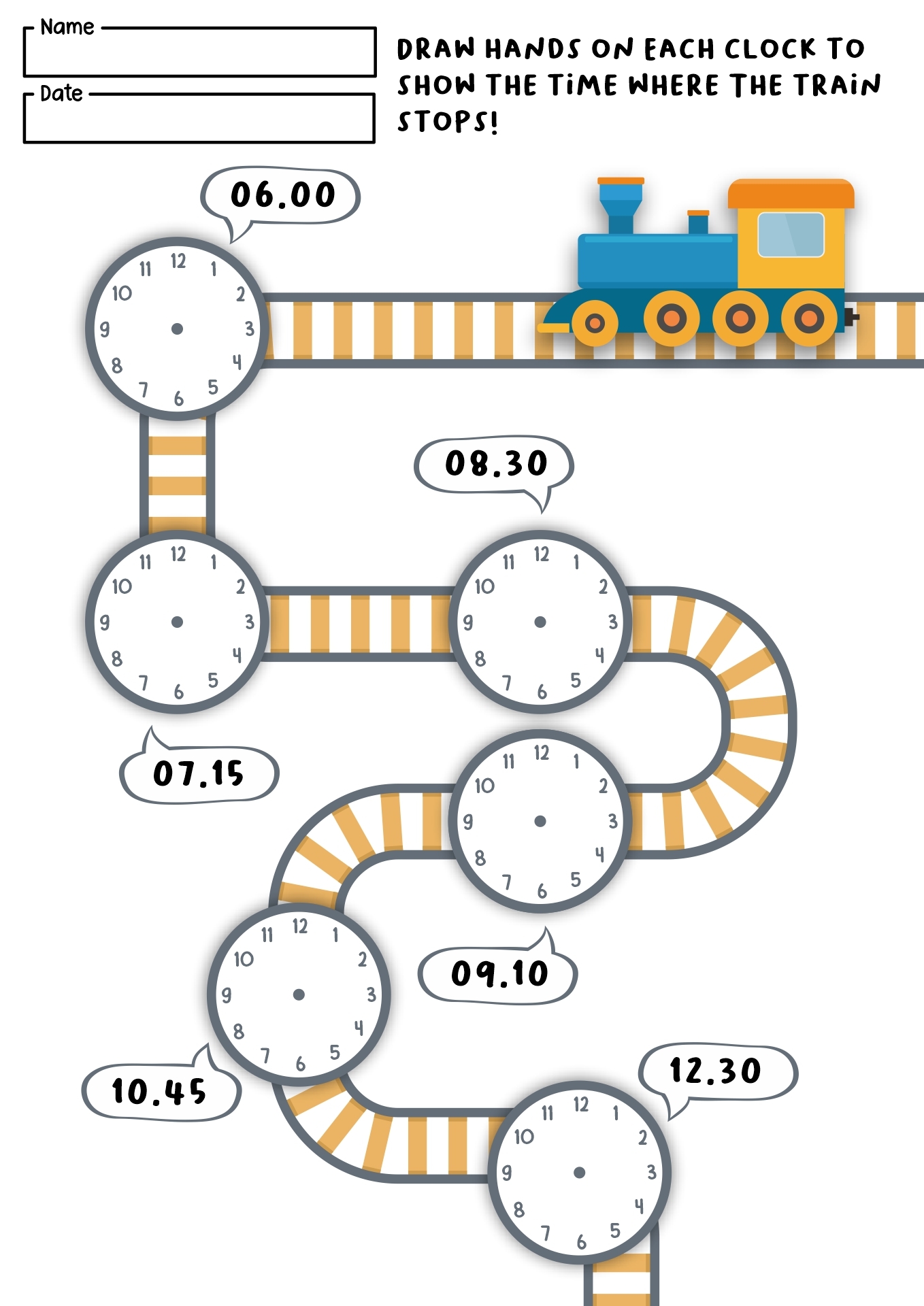Time Worksheets Grade 2 Free Printable