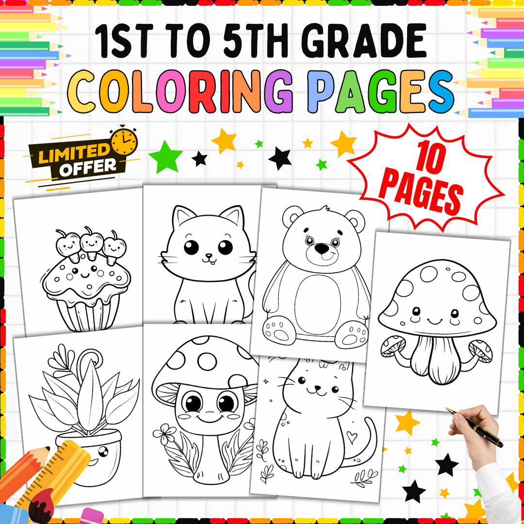 Free Coloring Worksheets For First Grade Free Coloring Worksheets For First Grade