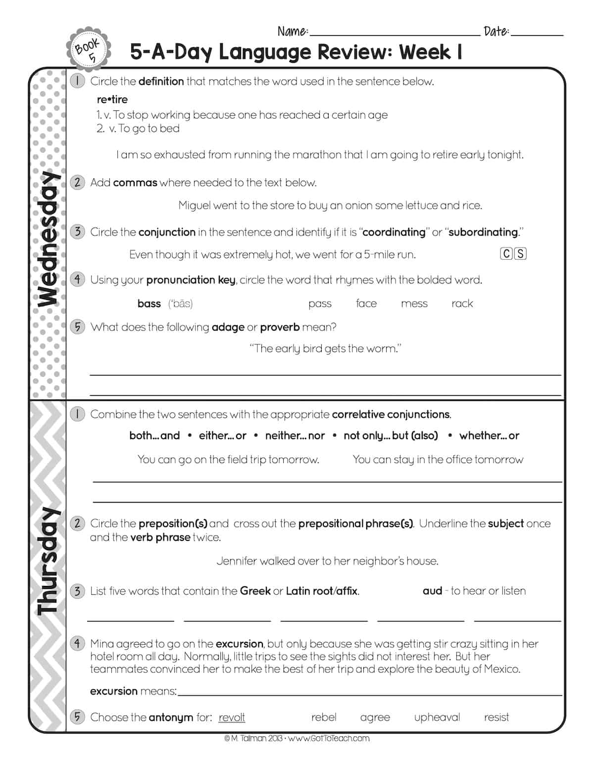 1stgradefireworks Daily Language Practice DOL whatever YOU Worksheets Library 1stgradefireworks Daily Language Practice DOL whatever YOU Worksheets Library