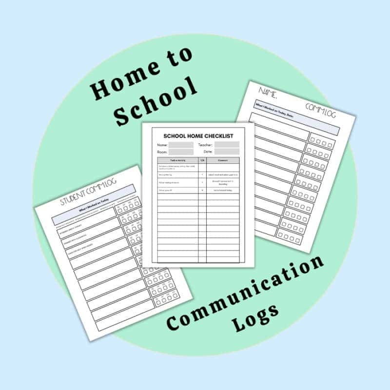 20 Free Daily Communication Logs For Special Education 20 Free Daily Communication Logs For Special Education