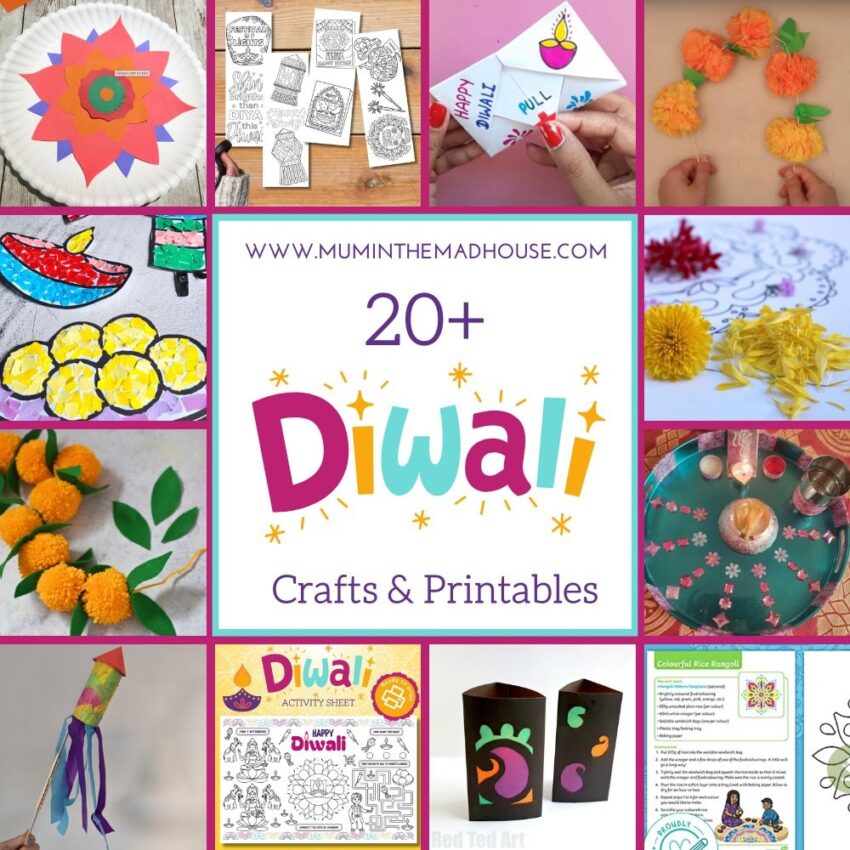 20 Fun Diwali Crafts Printables For Kids Creative Festival Of Lights Ideas