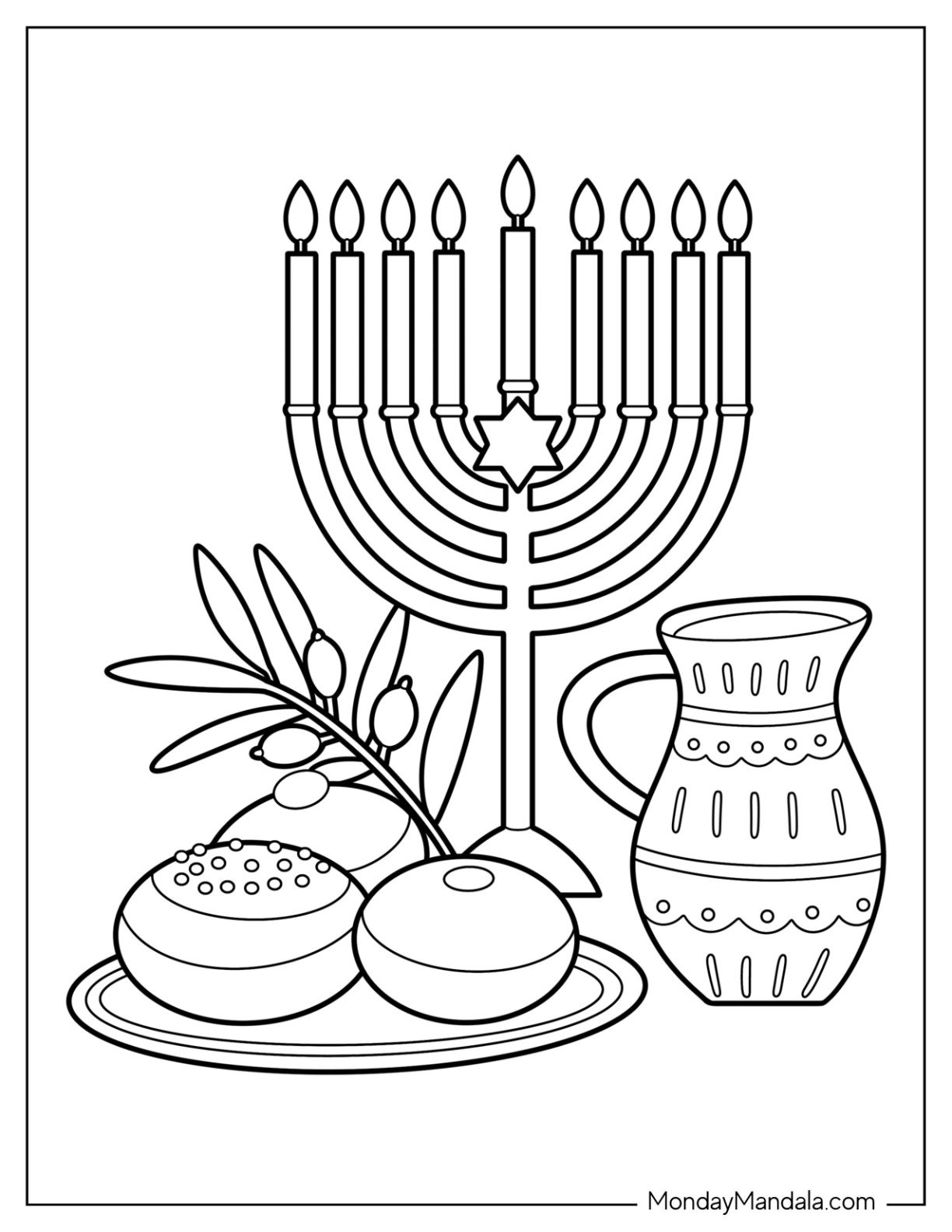 20 Hanukkah Coloring Pages Free PDF Printables 20 Hanukkah Coloring Pages Free PDF Printables