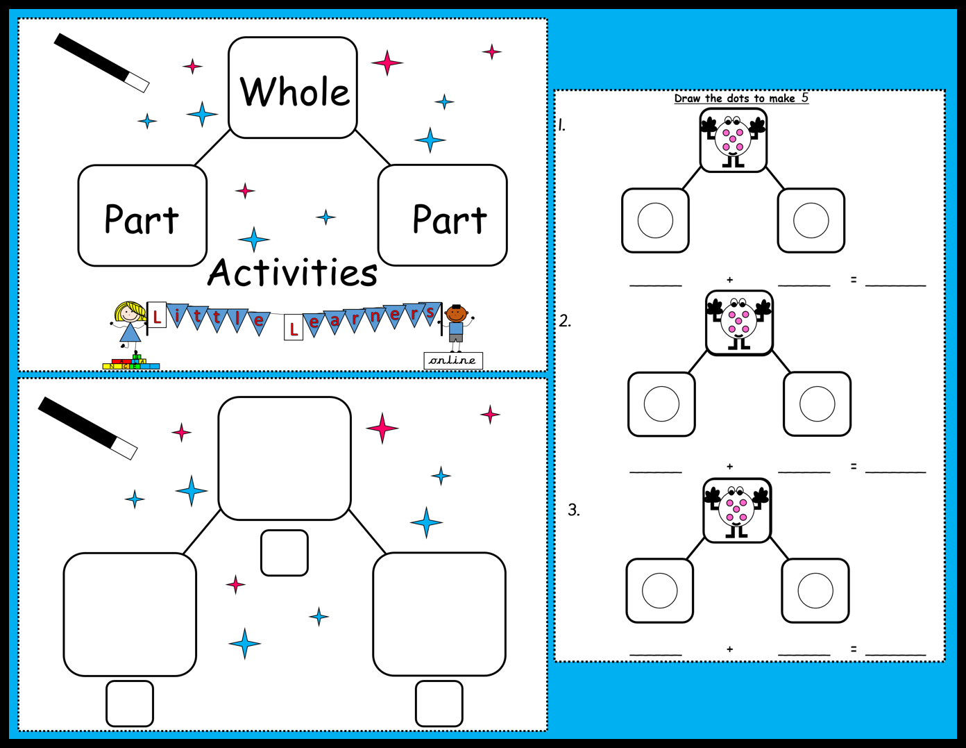 22 Pages Of Part part Whole Printables Little Learners Online 22 Pages Of Part part Whole Printables Little Learners Online