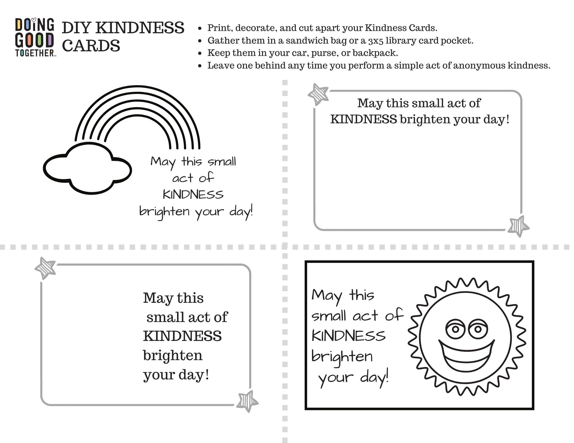 24 Quick Acts Of Kindness For Families Doing Good Together 