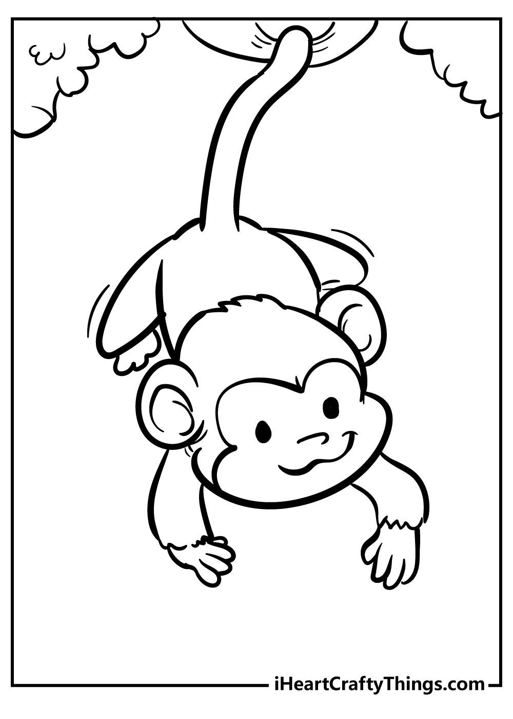 25 Monkey Coloring Pages 100 Free Printables 25 Monkey Coloring Pages 100 Free Printables