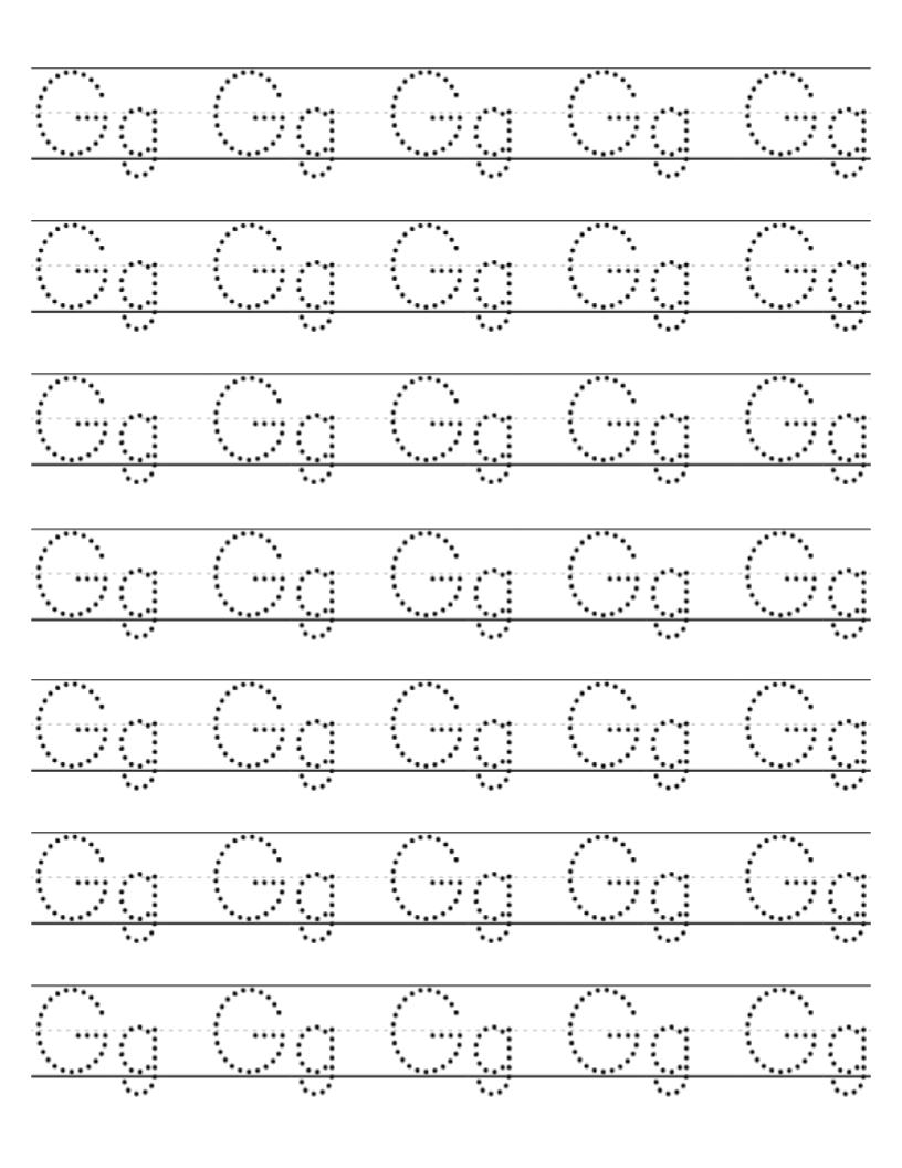Printable Preschool Letters Worksheets