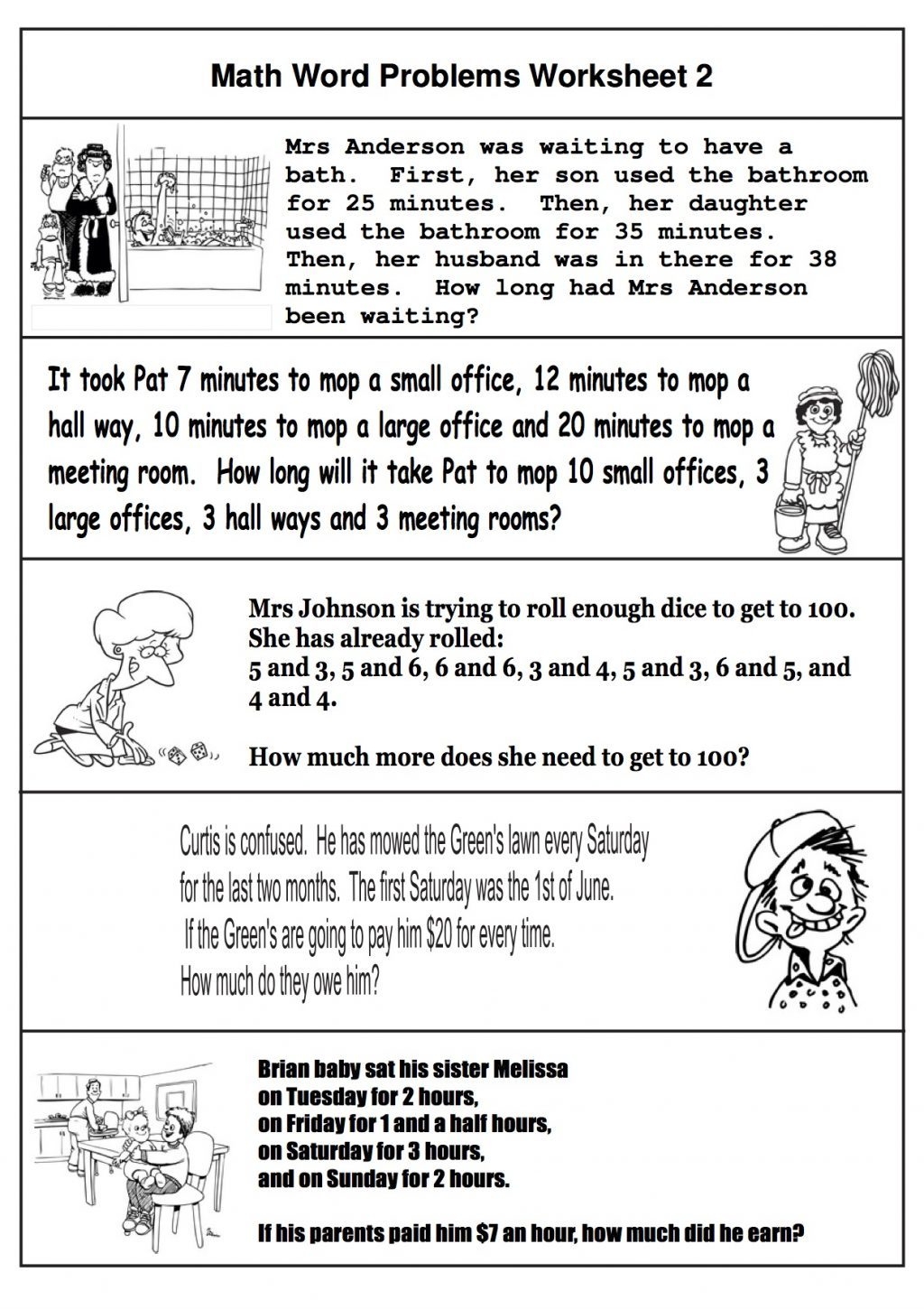 Free Grade 2 Problem Solving Worksheets Free Grade 2 Problem Solving Worksheets