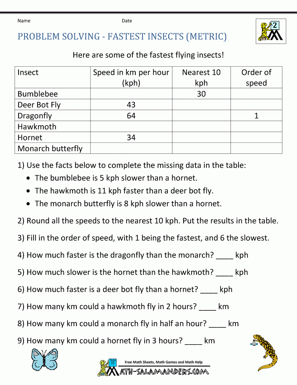 2nd Grade Math Word Problems