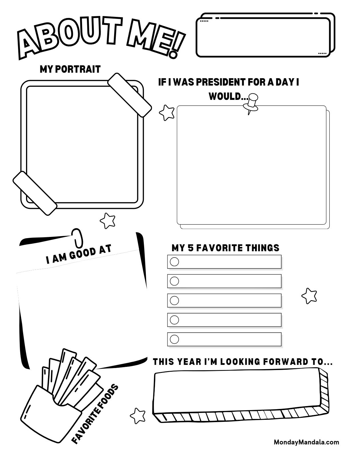 30 All About Me Worksheets Free PDF Printables 30 All About Me Worksheets Free PDF Printables