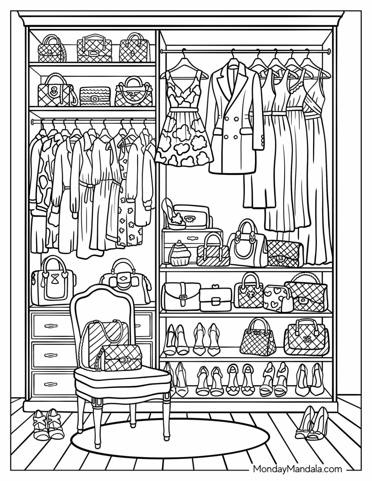 30 Fashion Coloring Pages Free PDF Printables 30 Fashion Coloring Pages Free PDF Printables
