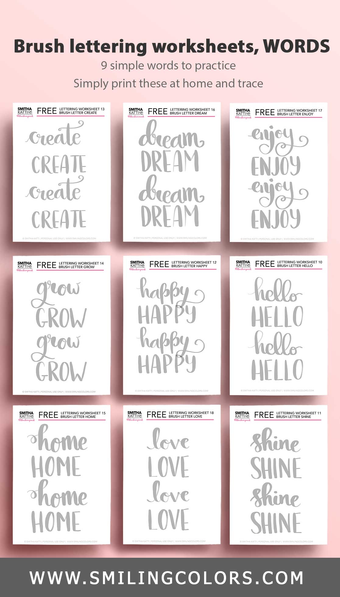 30 FREE Lettering Worksheets Print U0026 Start Practicing 30 FREE Lettering Worksheets Print U0026 Start Practicing