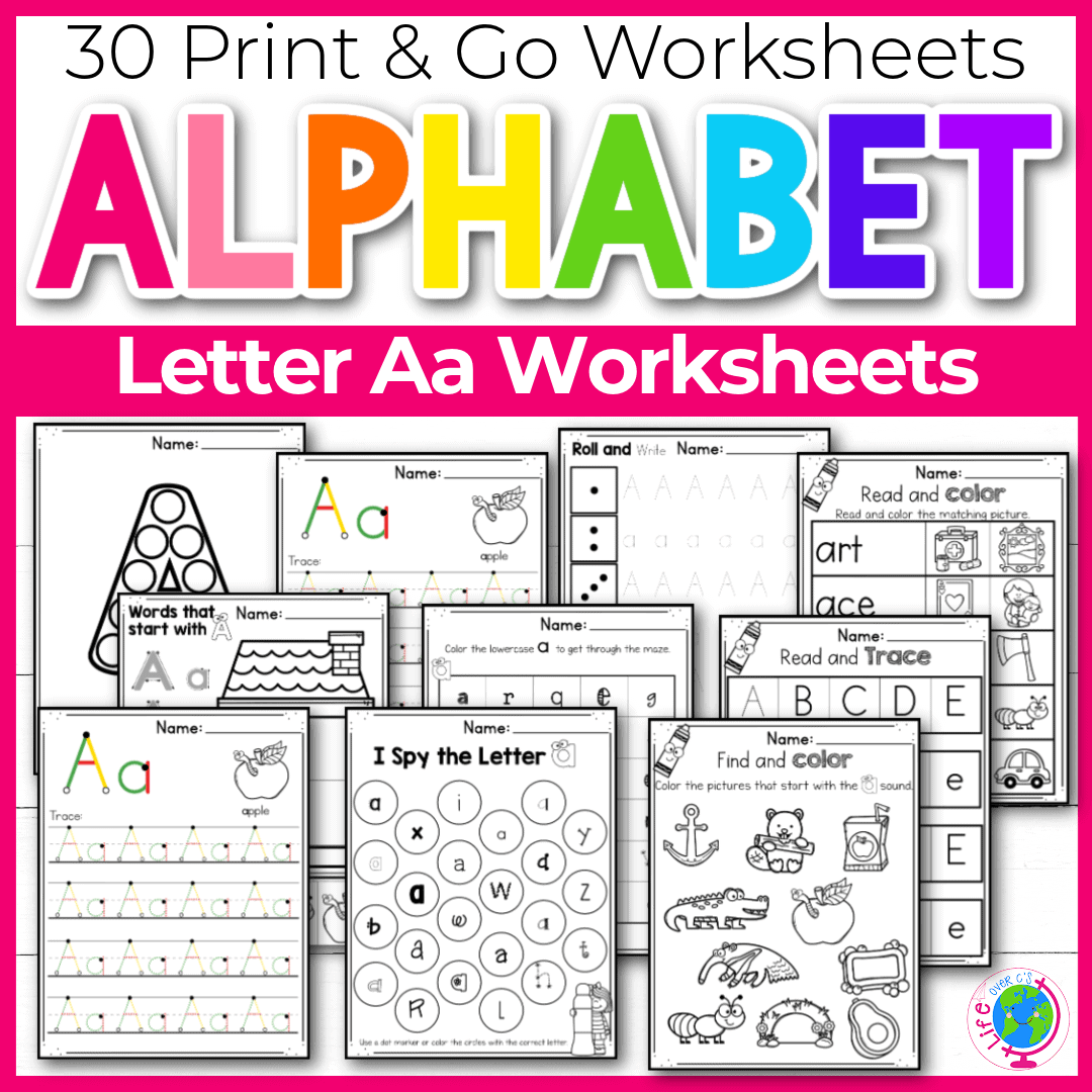 The Letter A Printable Worksheets The Letter A Printable Worksheets