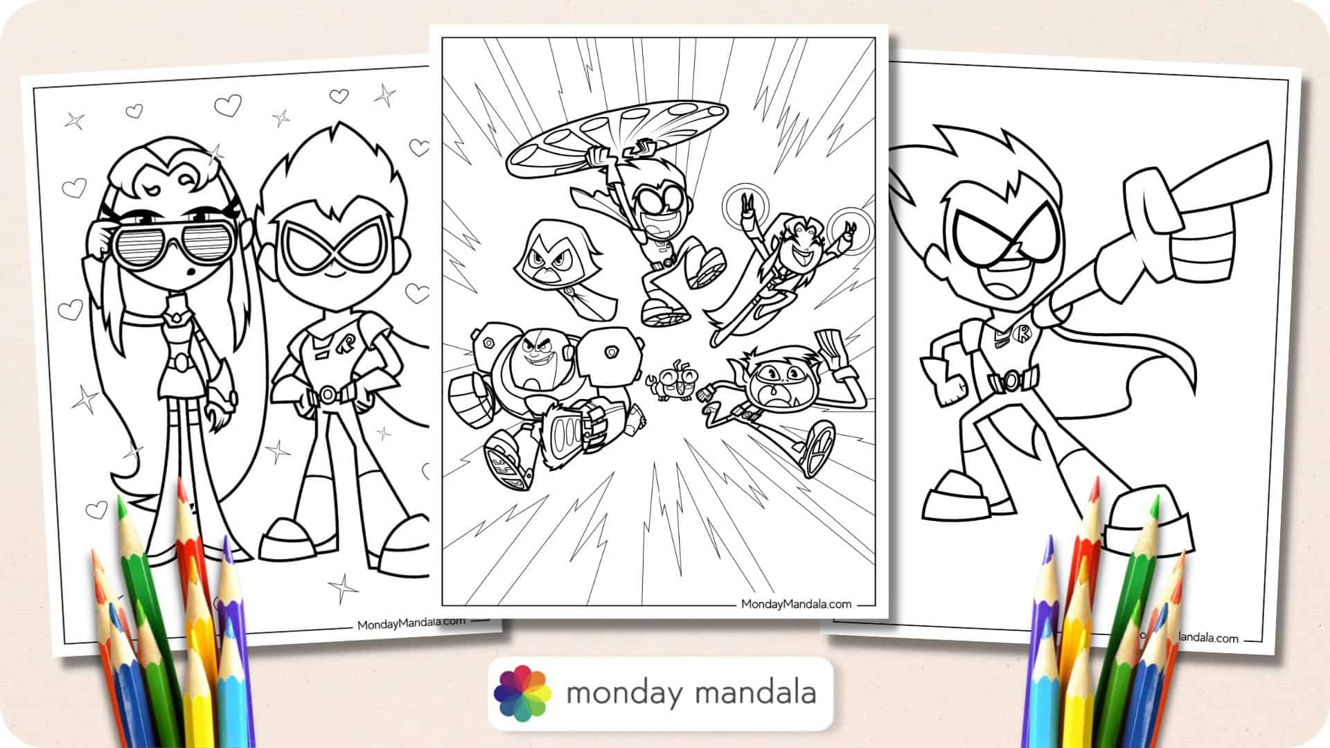 30 Teen Titans Go Coloring Pages Free PDF Printables 30 Teen Titans Go Coloring Pages Free PDF Printables