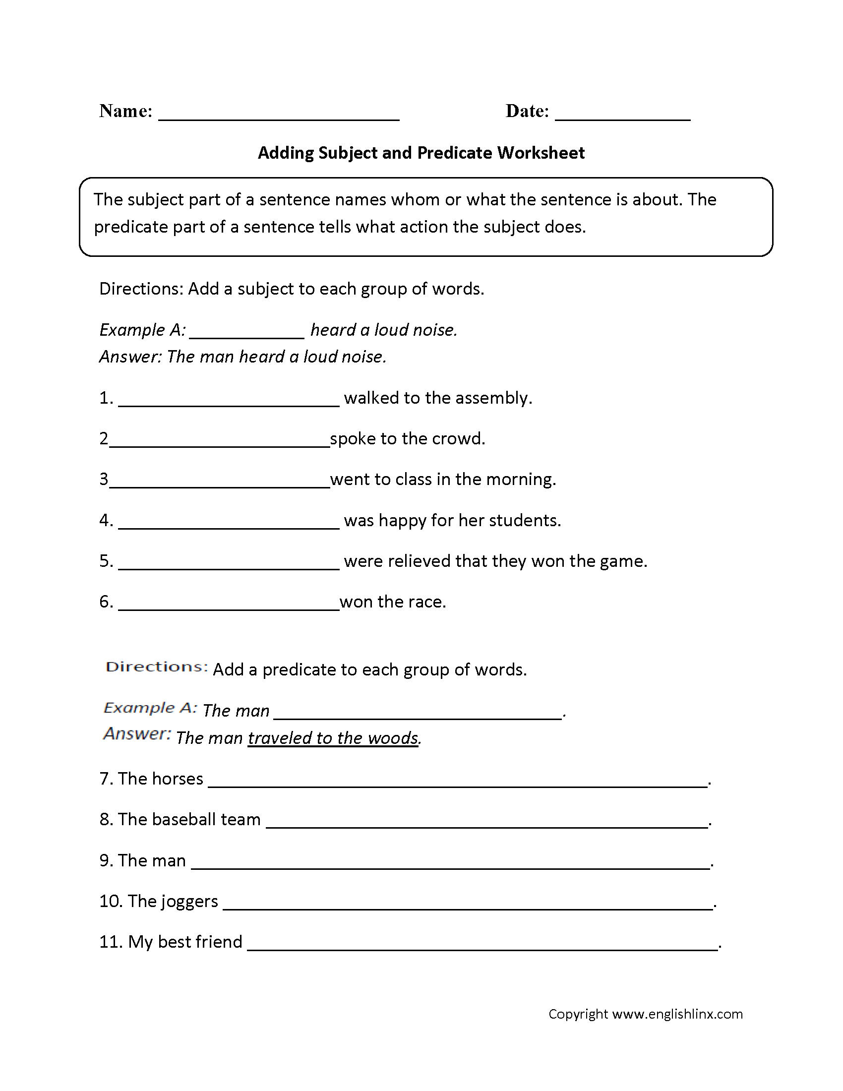 Printable 7th Grade Grammar Worksheets Printable 7th Grade Grammar Worksheets