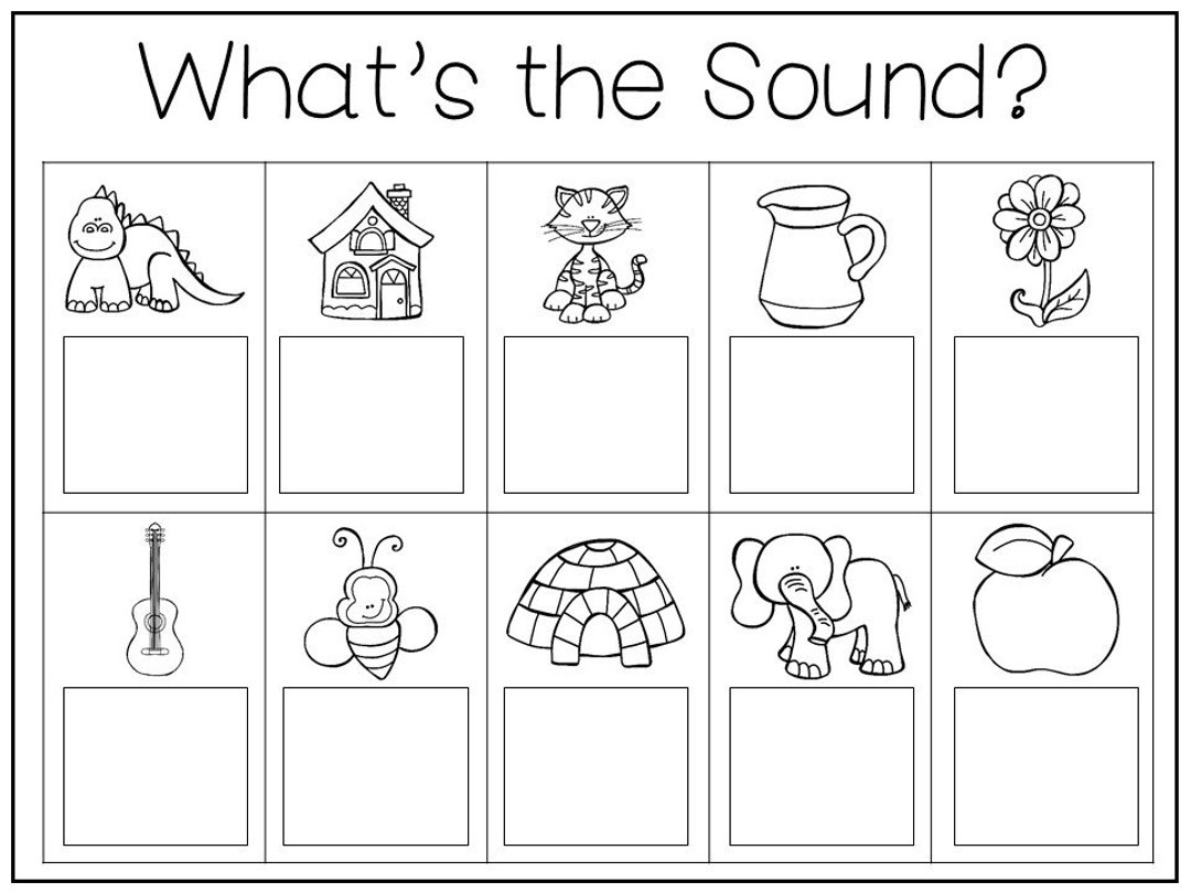 35 Printable Letters And Sounds Work Mats Worksheets Preschool kdg Phonics Etsy