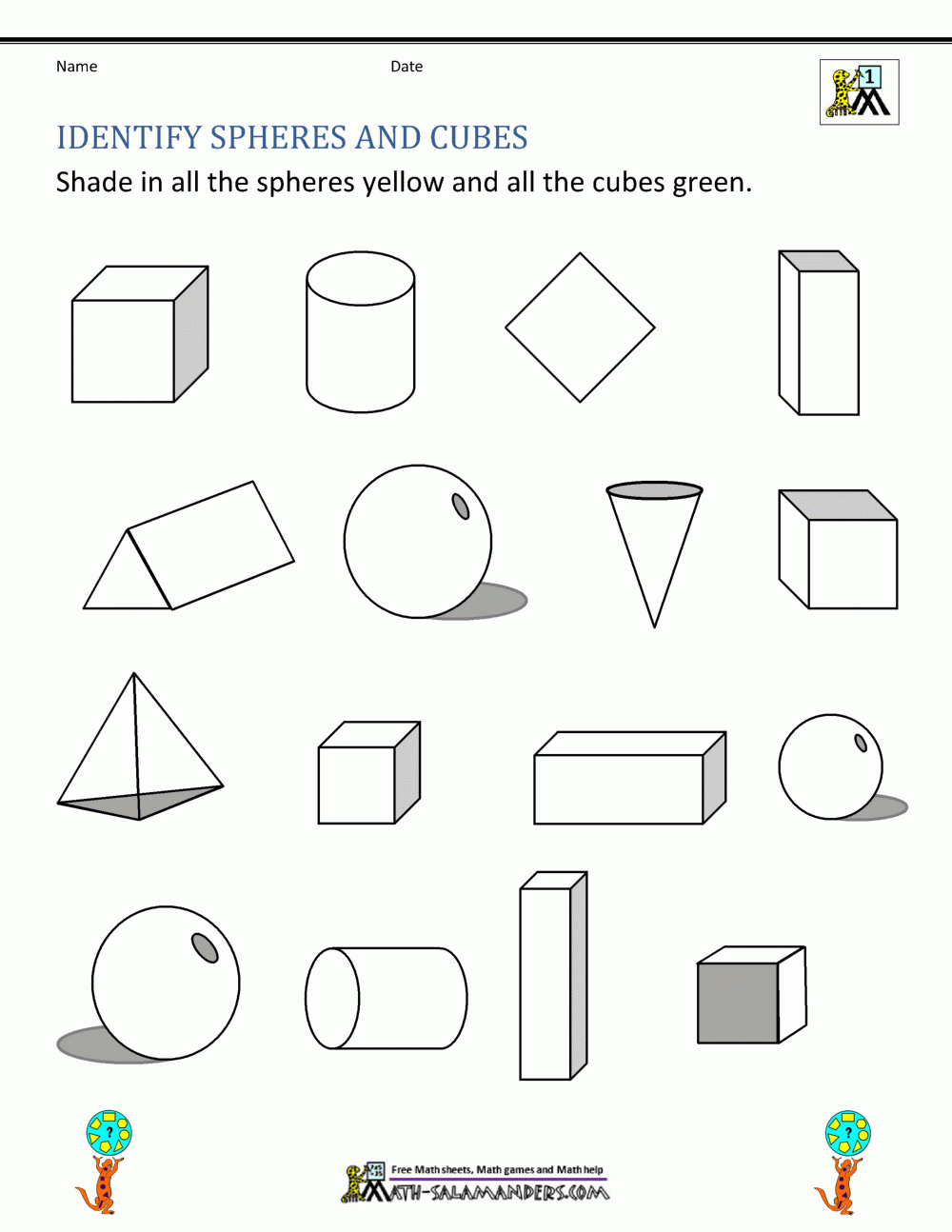 3d Shapes Worksheets 3d Shapes Worksheets