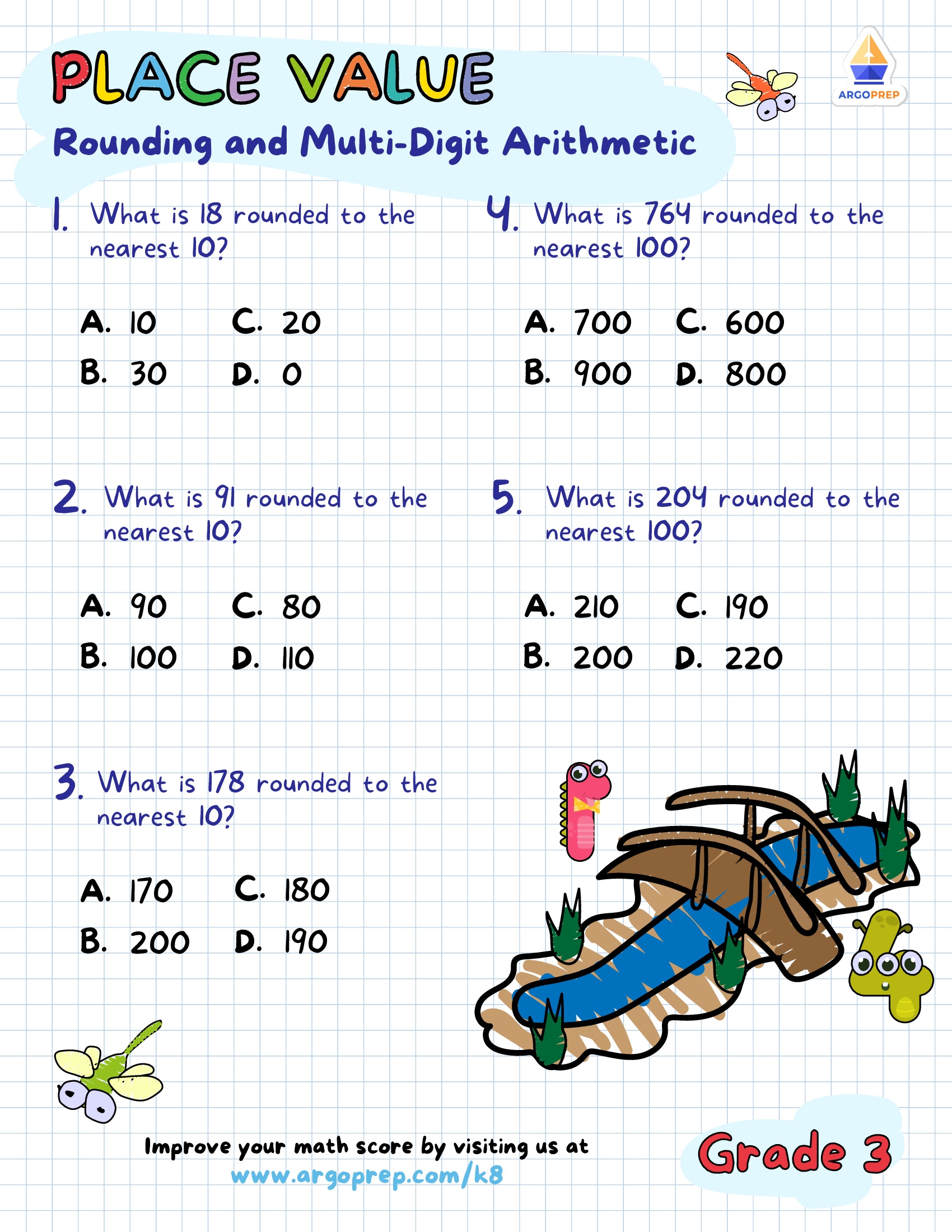 3rd Grade Adding Within 1000 Place Value Worksheets For Free ArgoPrep 3rd Grade Adding Within 1000 Place Value Worksheets For Free ArgoPrep