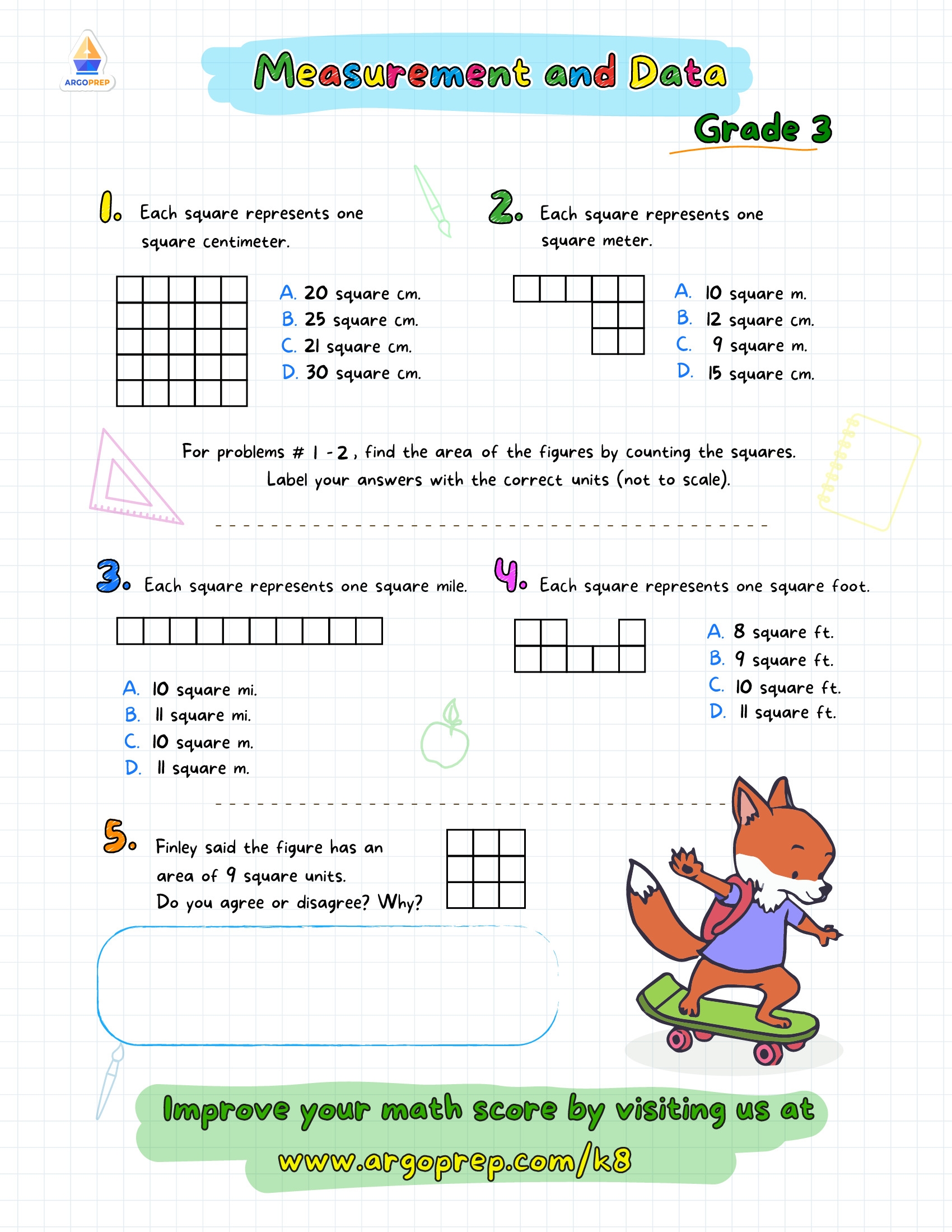 Free Capacity Worksheets For 3rd Grade