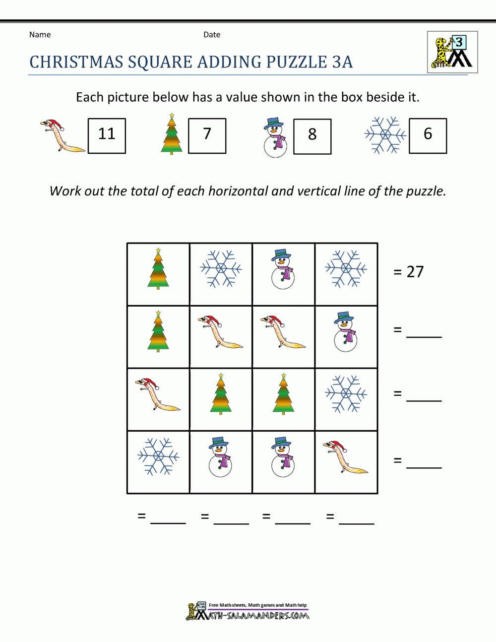 3rd Grade Christmas Math Worksheets 3rd Grade Christmas Math Worksheets