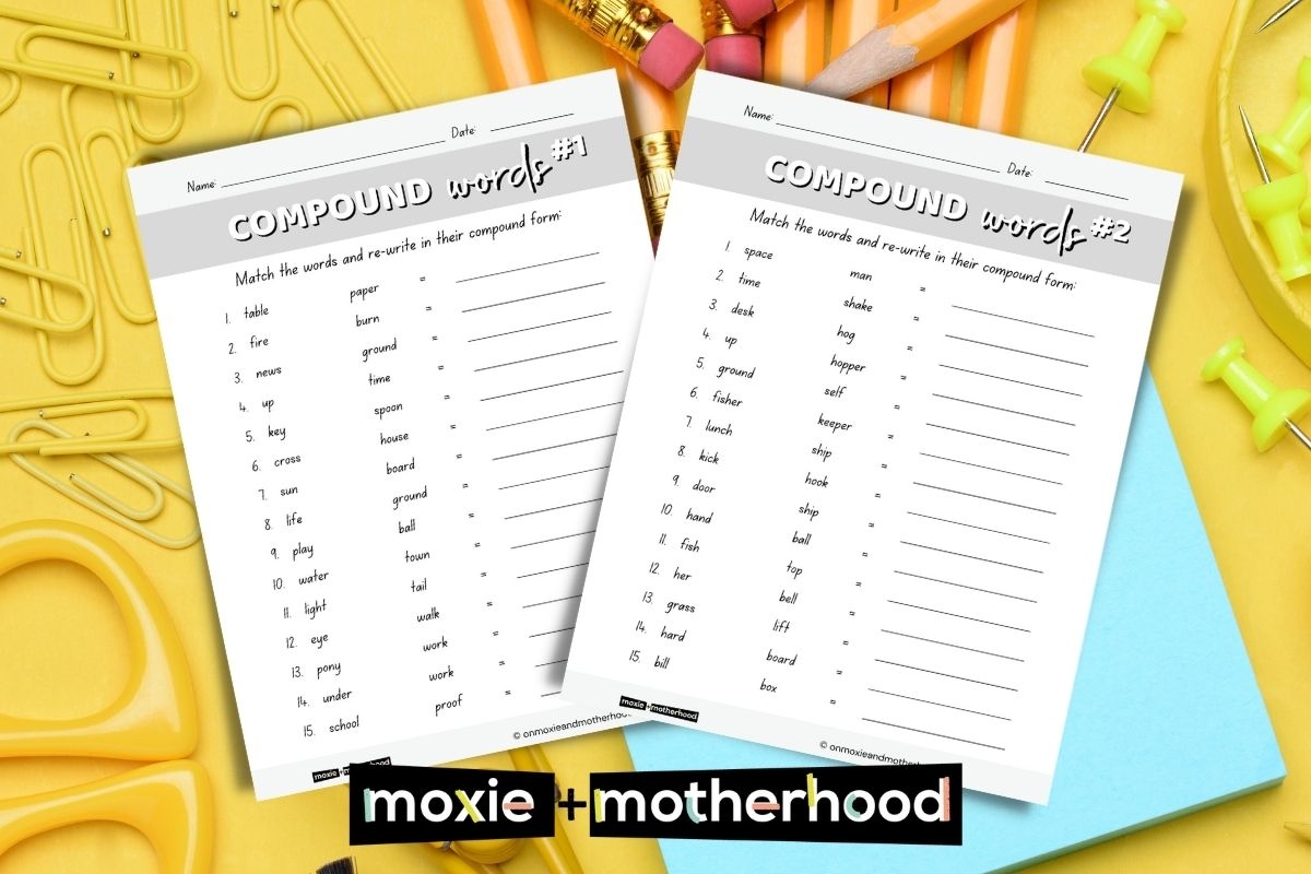 3rd Grade Compound Words With Free Printable Worksheets 3rd Grade Compound Words With Free Printable Worksheets