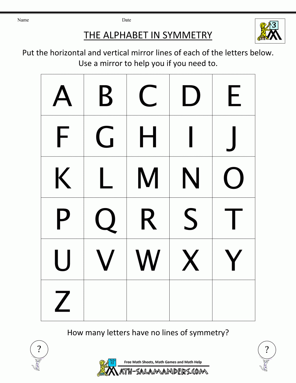 Worksheets For 3rd Graders Printable