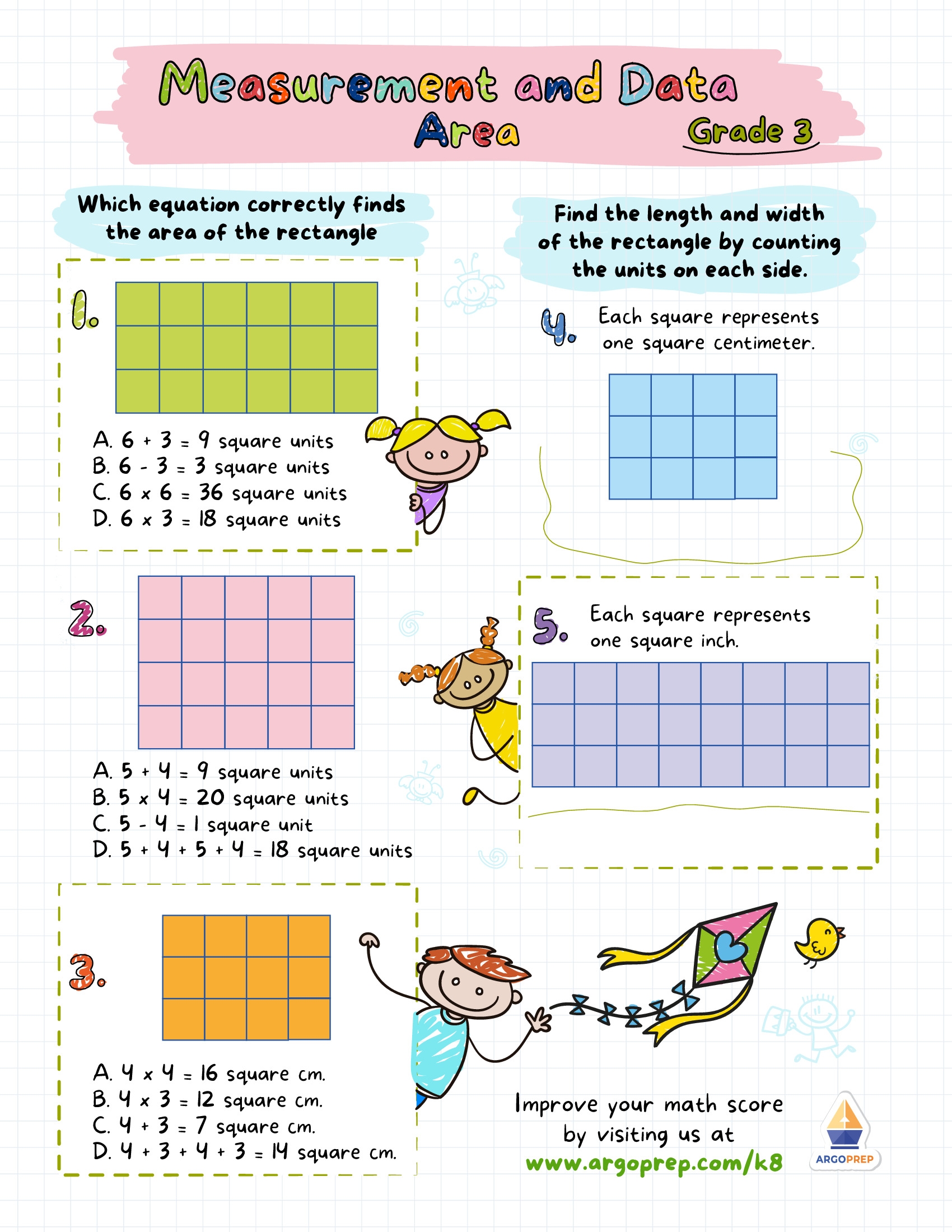 3rd Grade Math Measurement Worksheets Free