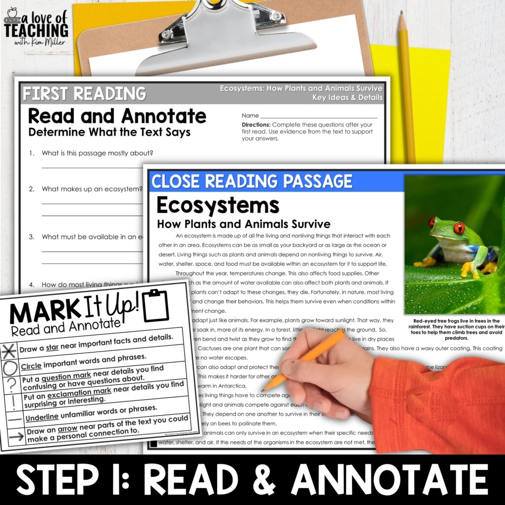 4 Simple Strategies For Teaching Close Reading A Love Of Teaching Kim Miller 4 Simple Strategies For Teaching Close Reading A Love Of Teaching Kim Miller