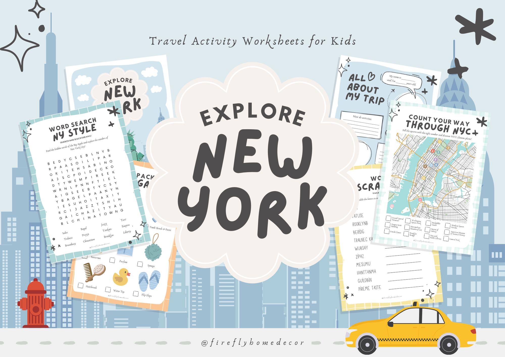 47 New York Activity Worksheets For Kids Printable NYC Games Educational Coloring Pages Ages 4 10 Designed For Boys 47 New York Activity Worksheets For Kids Printable NYC Games Educational Coloring Pages Ages 4 10 Designed For Boys