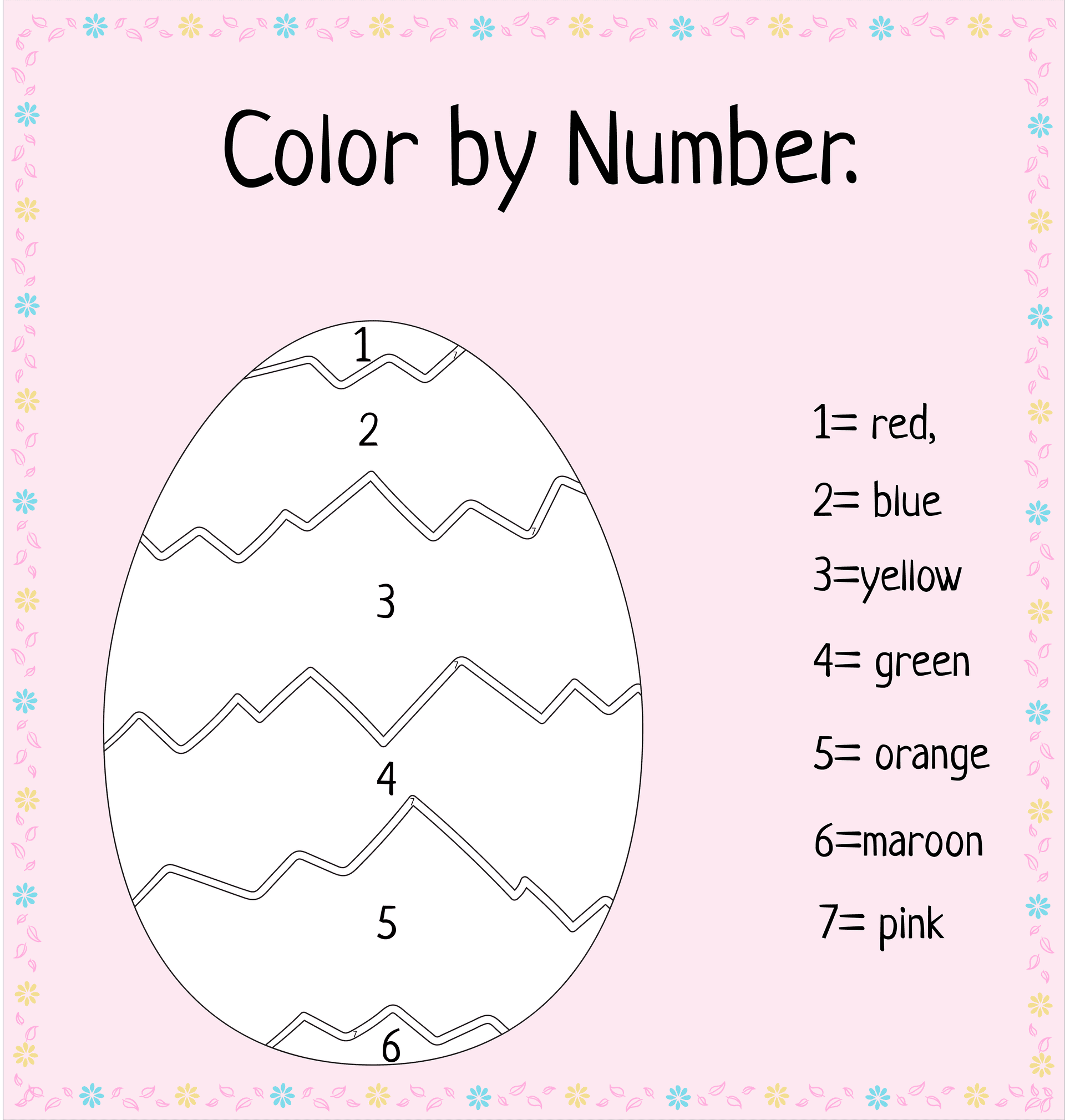 Free Printable Easter Math Worksheets