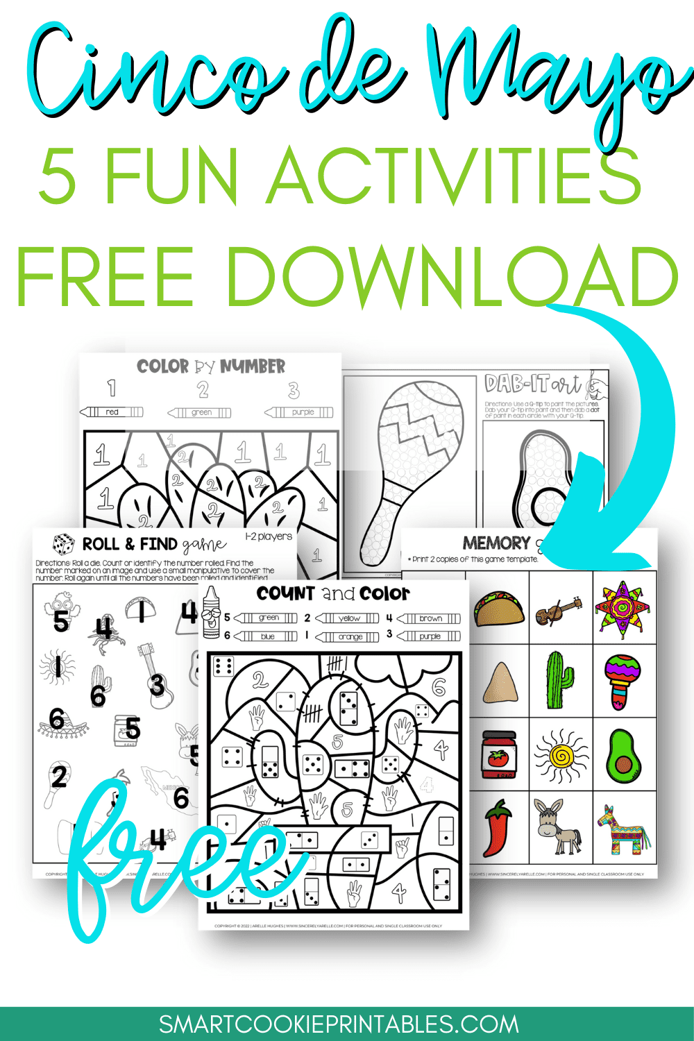 5 Free Printables To Celebrate Cinco De Mayo With Your Kids Smart Cookie Printables 5 Free Printables To Celebrate Cinco De Mayo With Your Kids Smart Cookie Printables