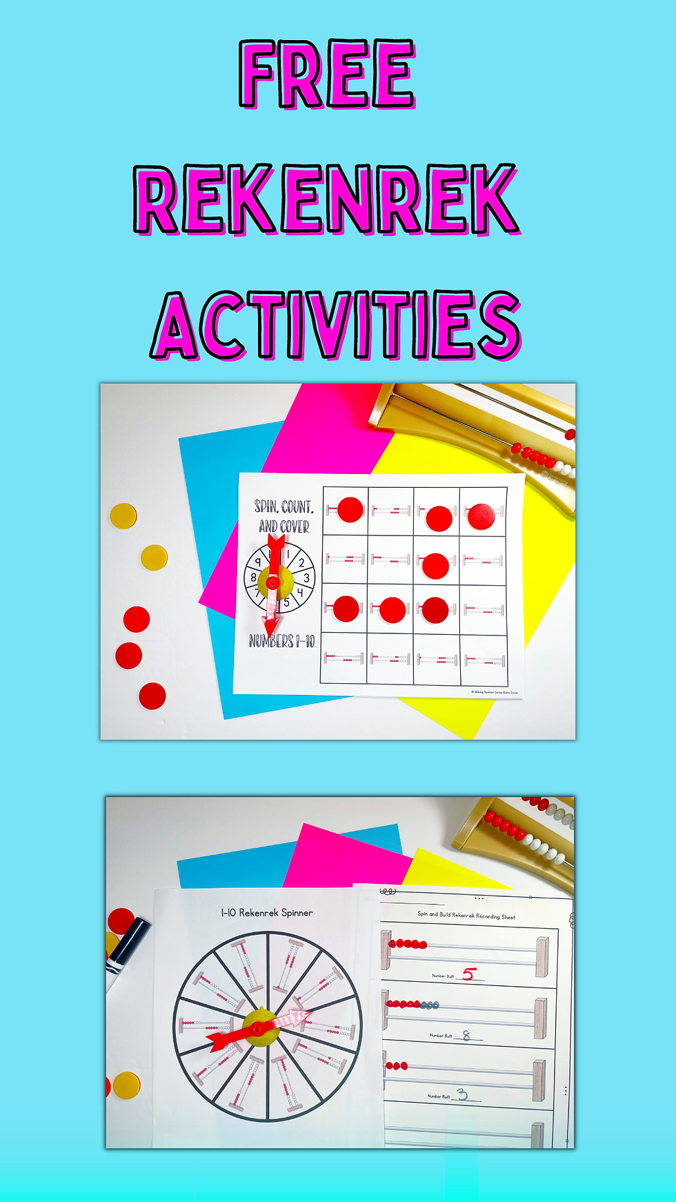 5 Number Rack Activities For Math Workshop Centers Quick And Easy 5 Number Rack Activities For Math Workshop Centers Quick And Easy