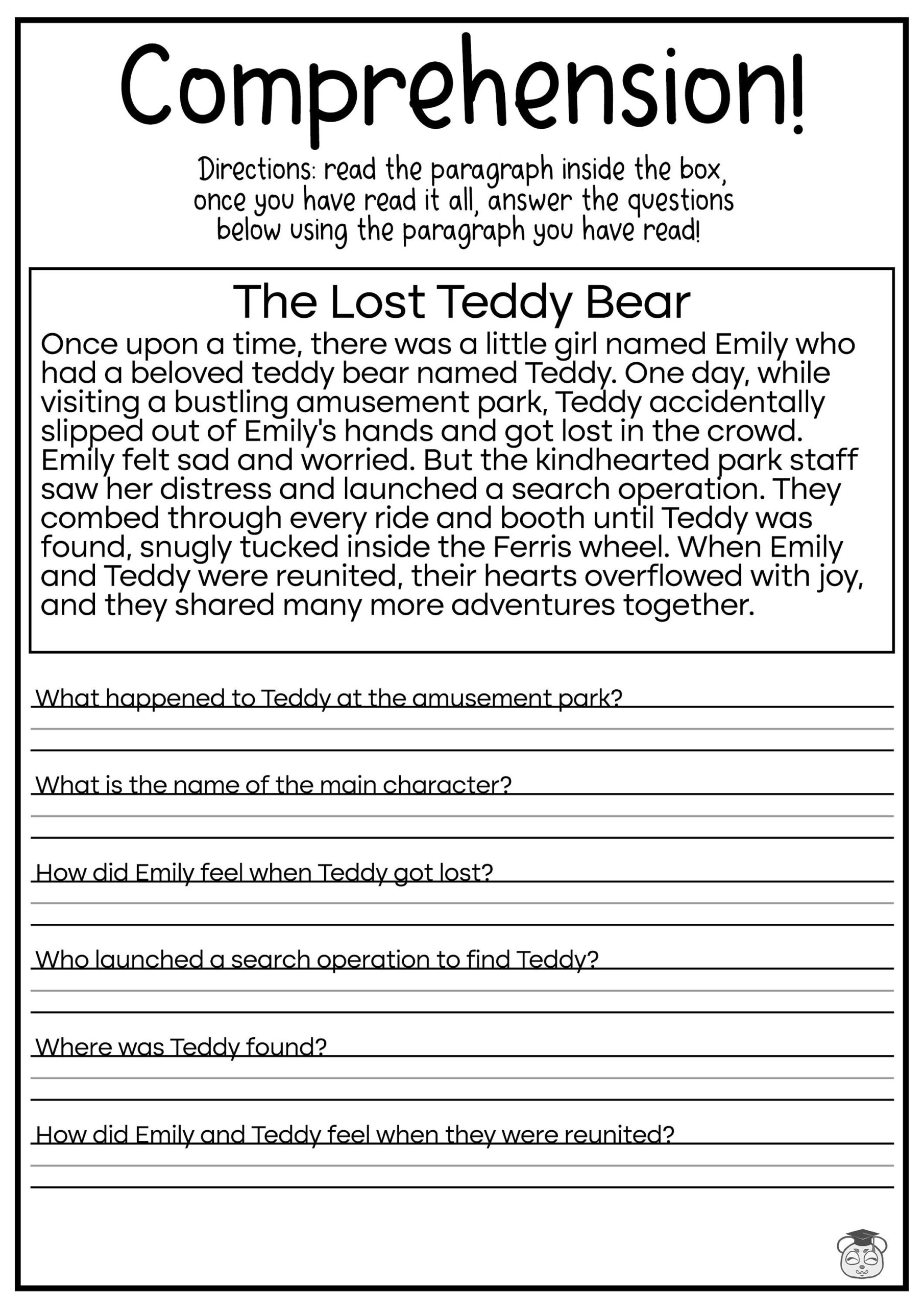 5 Printable Reading Comprehension English Worksheets ages 4 7 KG1 To Grade 2 Etsy Sweden 5 Printable Reading Comprehension English Worksheets ages 4 7 KG1 To Grade 2 Etsy Sweden