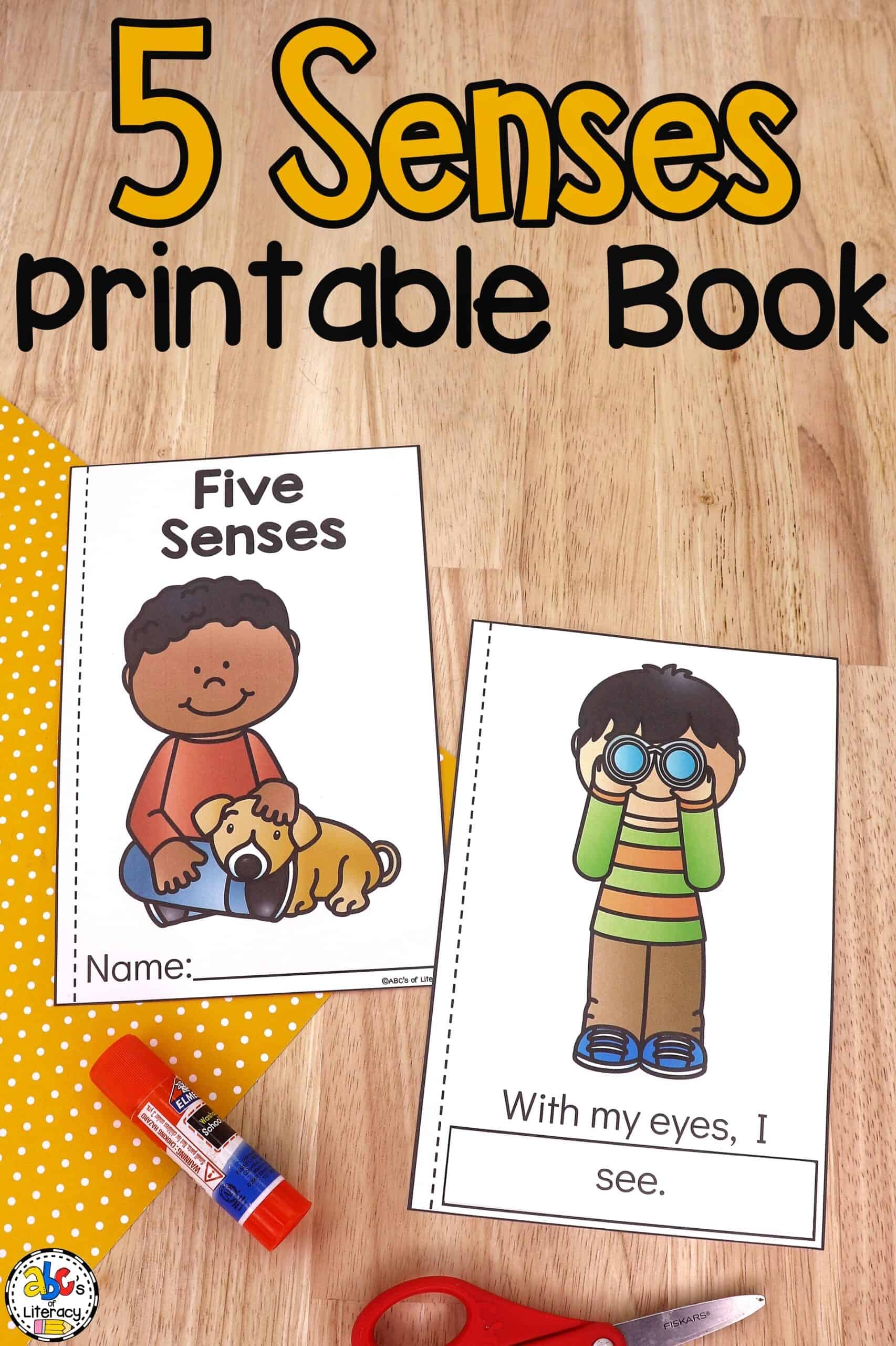 5 Senses Printable Book For Beginning Readers 5 Senses Printable Book For Beginning Readers
