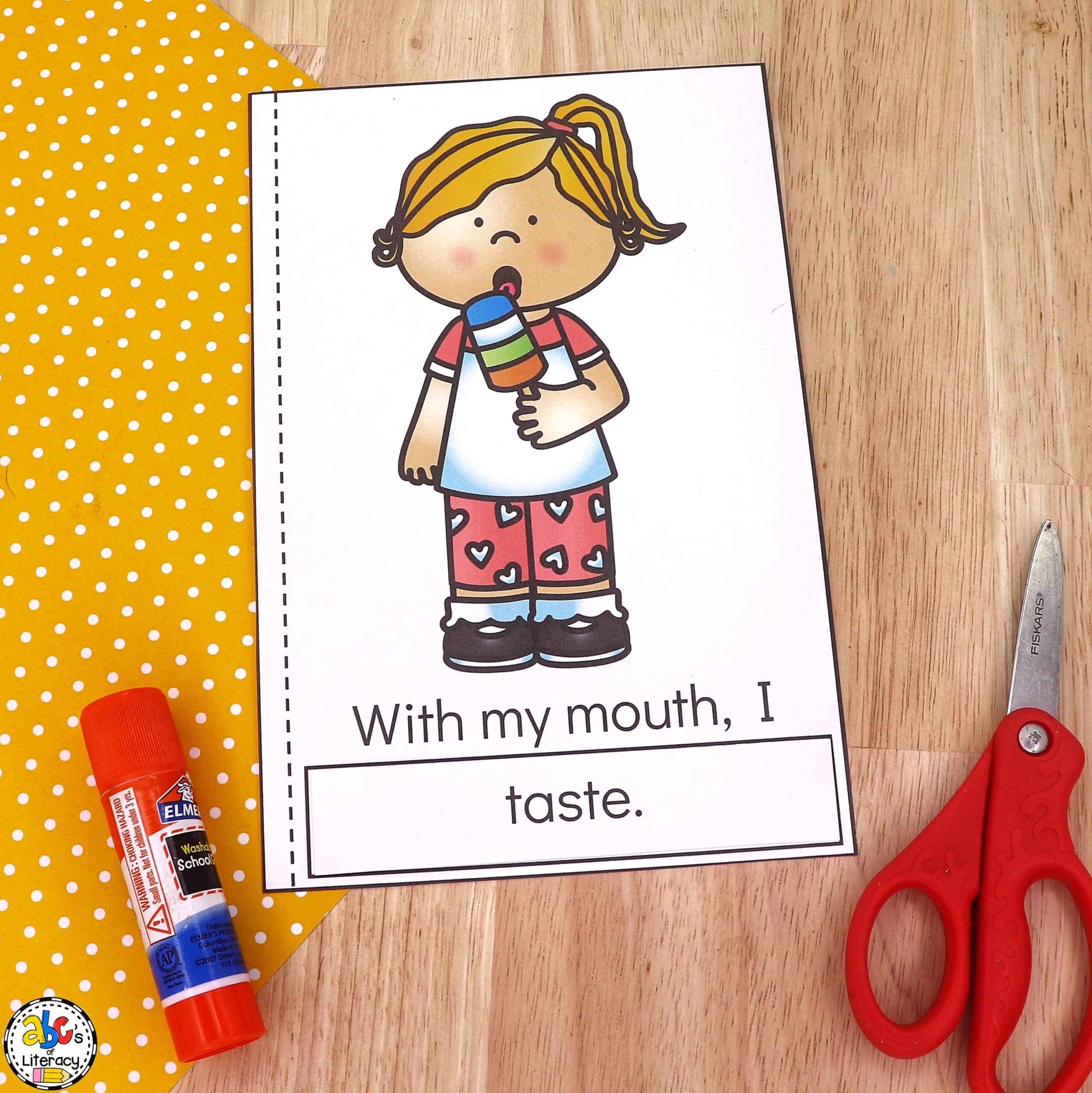 5 Senses Printable Book For Beginning Readers 5 Senses Printable Book For Beginning Readers