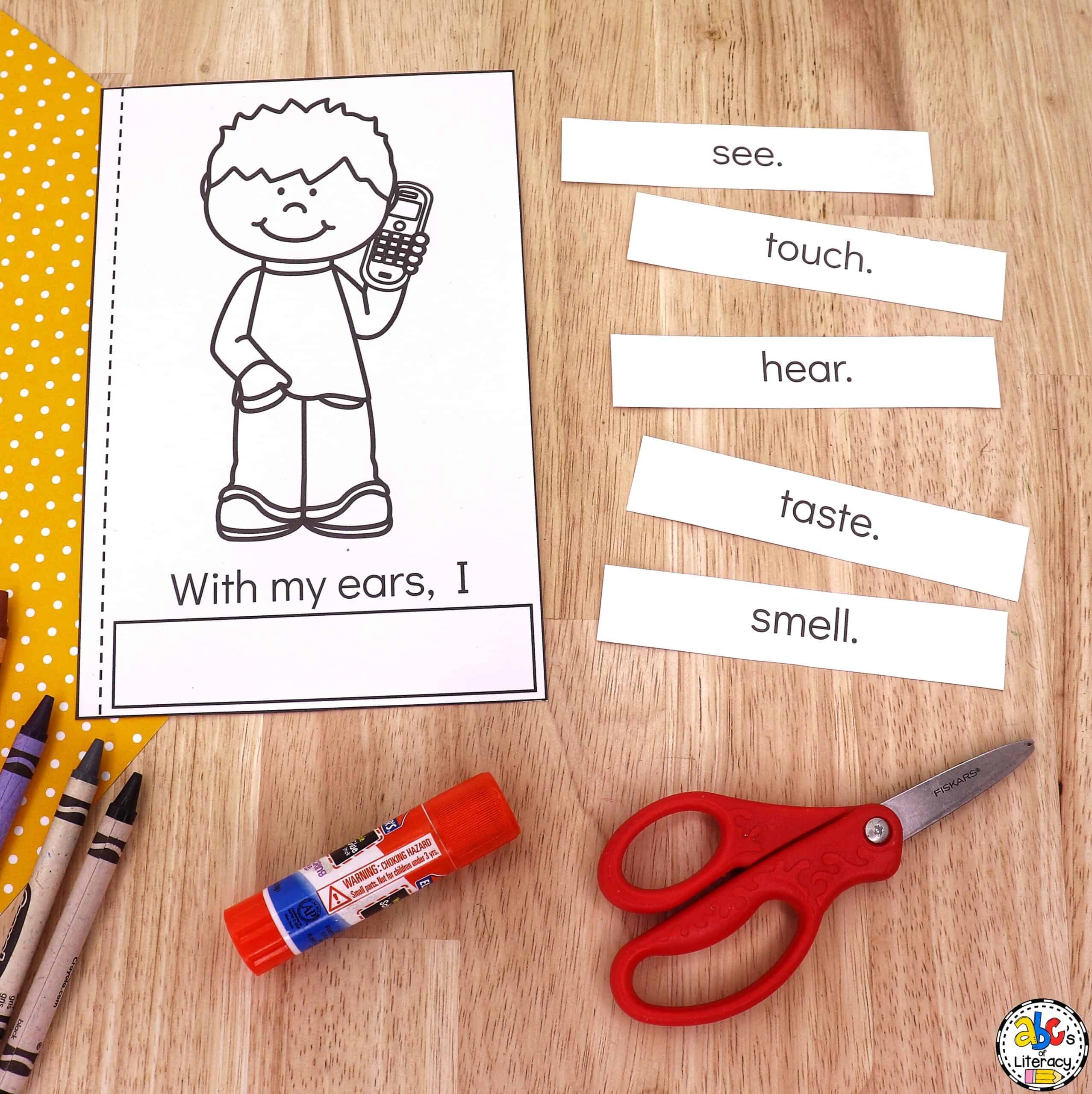 Preschool 5 Senses Printable Books Preschool 5 Senses Printable Books